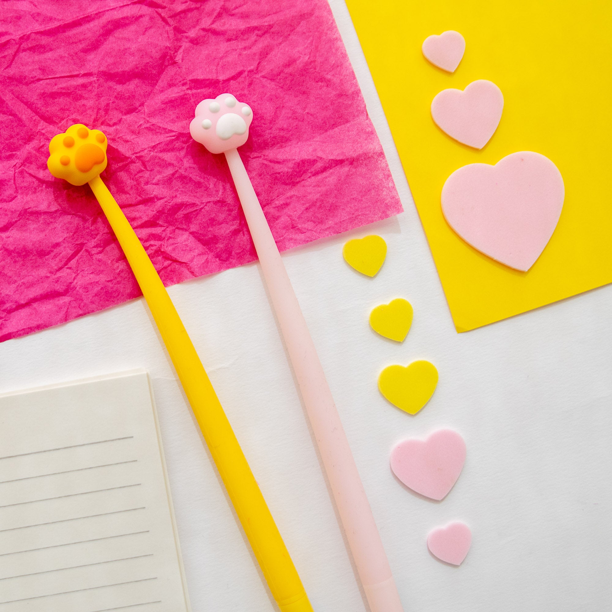 Stylo Souple à Secouer - Patte de Chat Kawaii