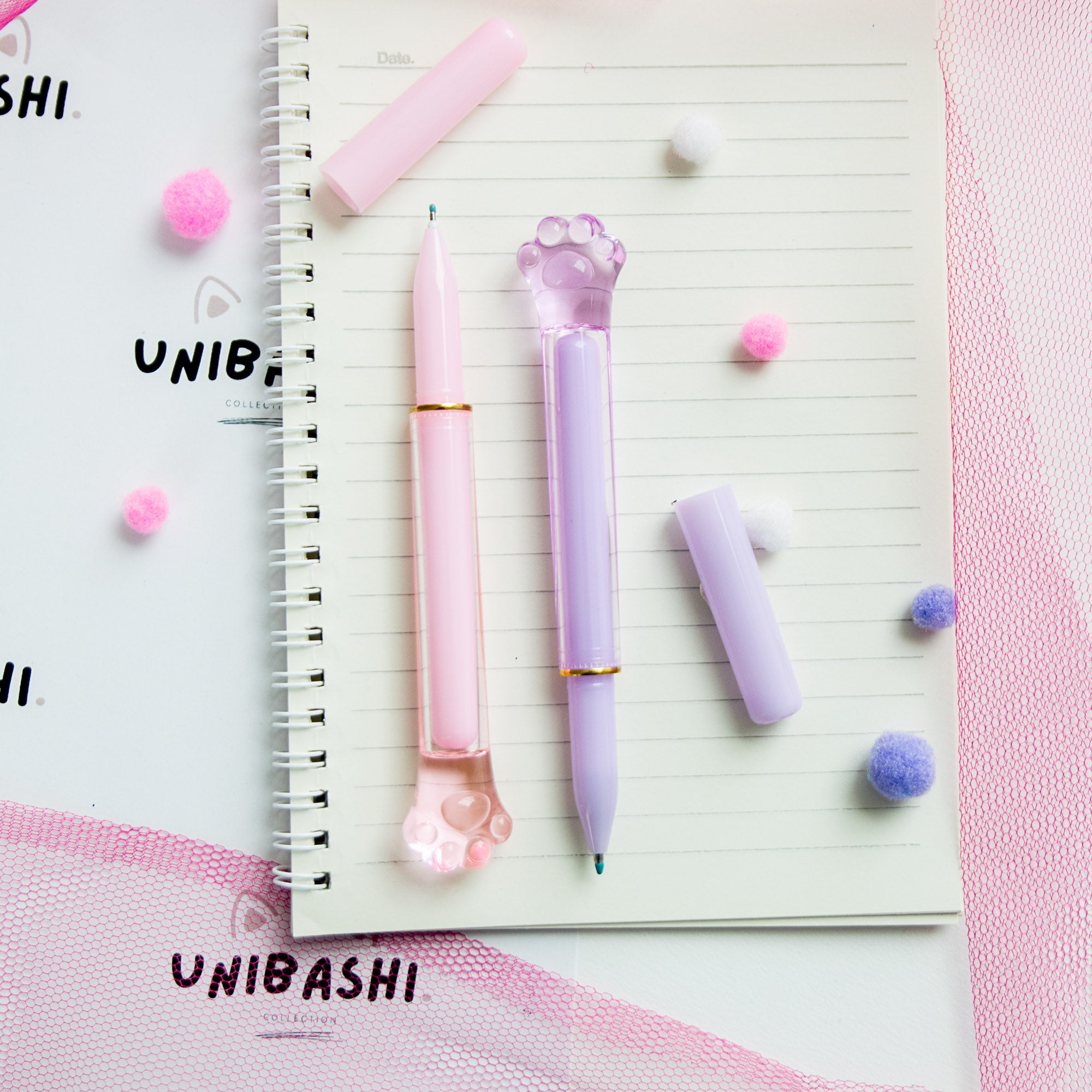 Stylo Gel Cristal Kawaii - Patte de Chat