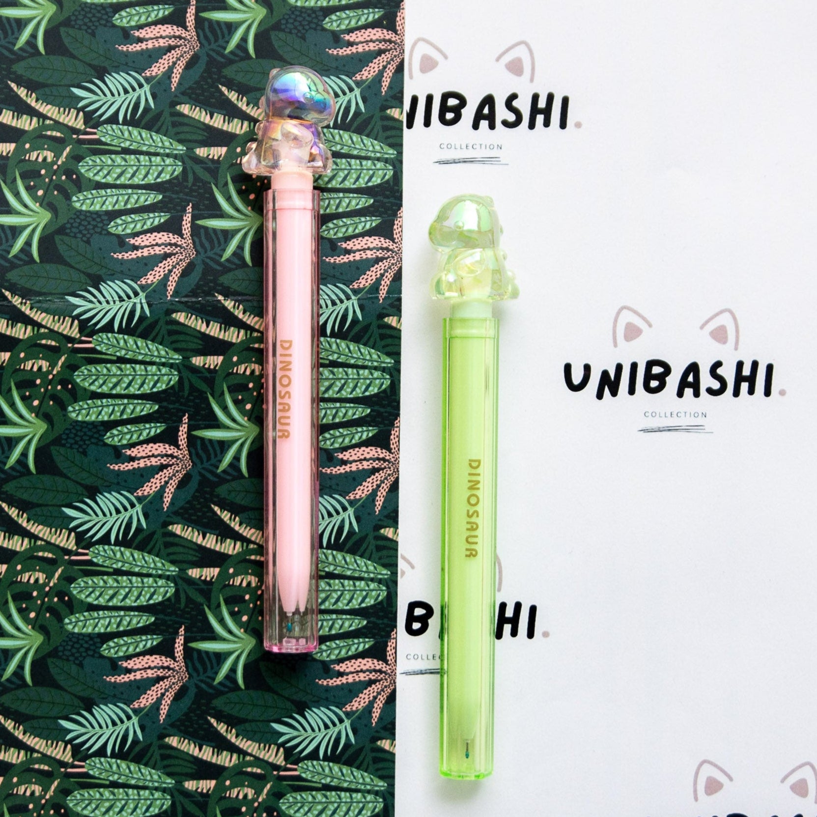 Stylo Kawaii Cristal Glossy Tube - Bébé Dinosaure