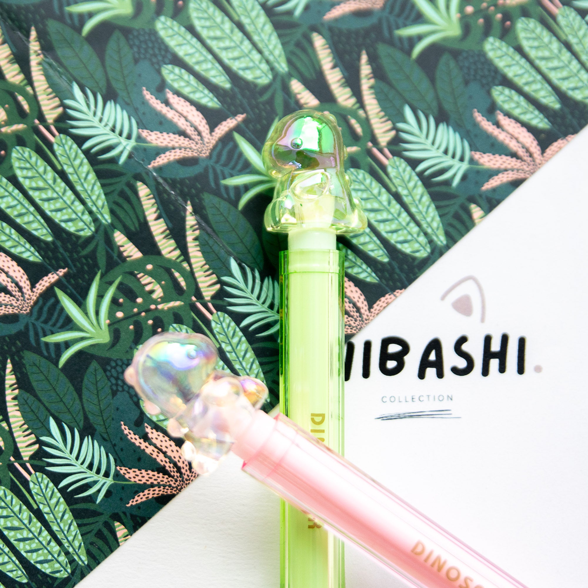 Stylo Kawaii Cristal Glossy Tube - Bébé Dinosaure