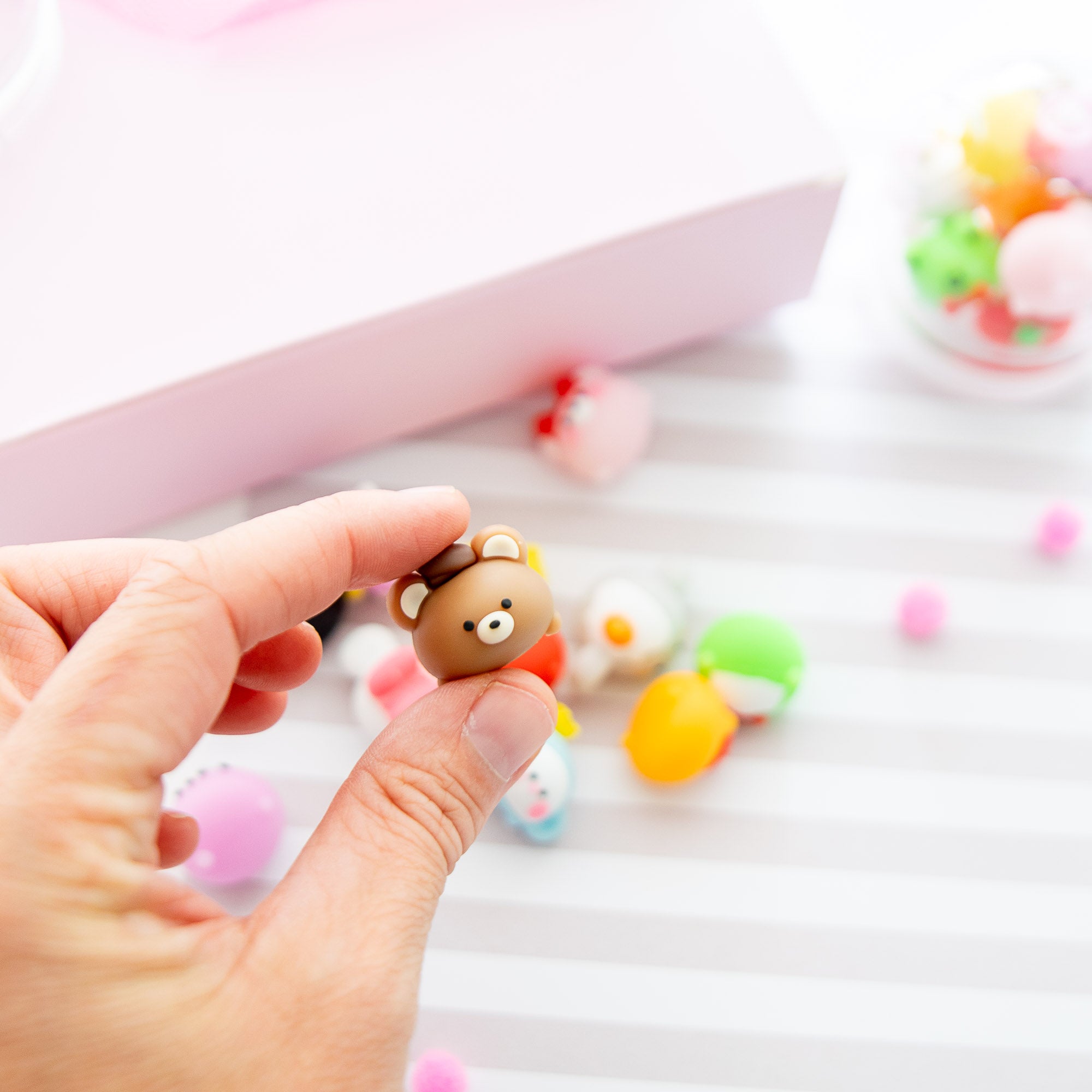 Mini Gomme Kawaii Animaux (x12)