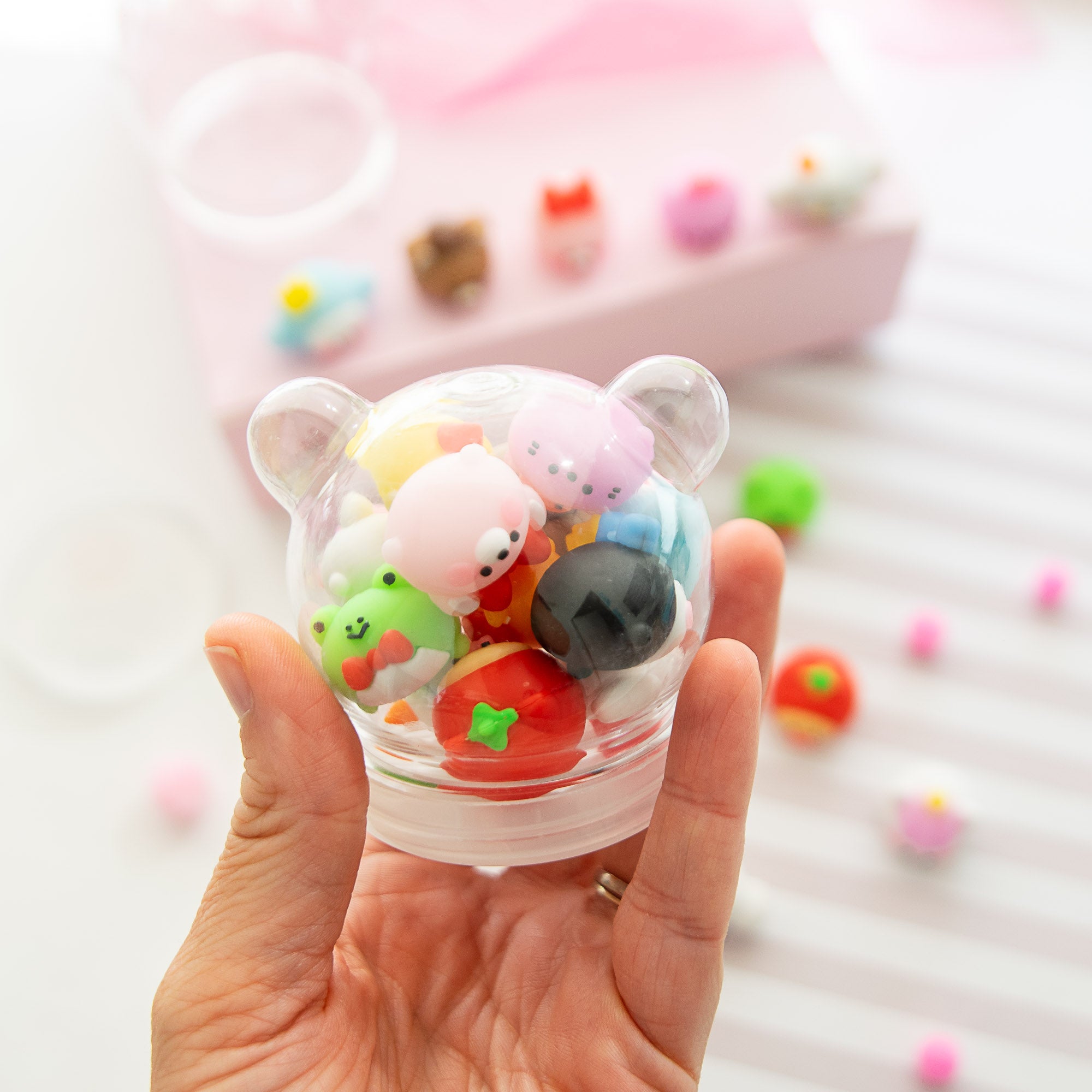Mini Gomme Kawaii Animaux (x12)