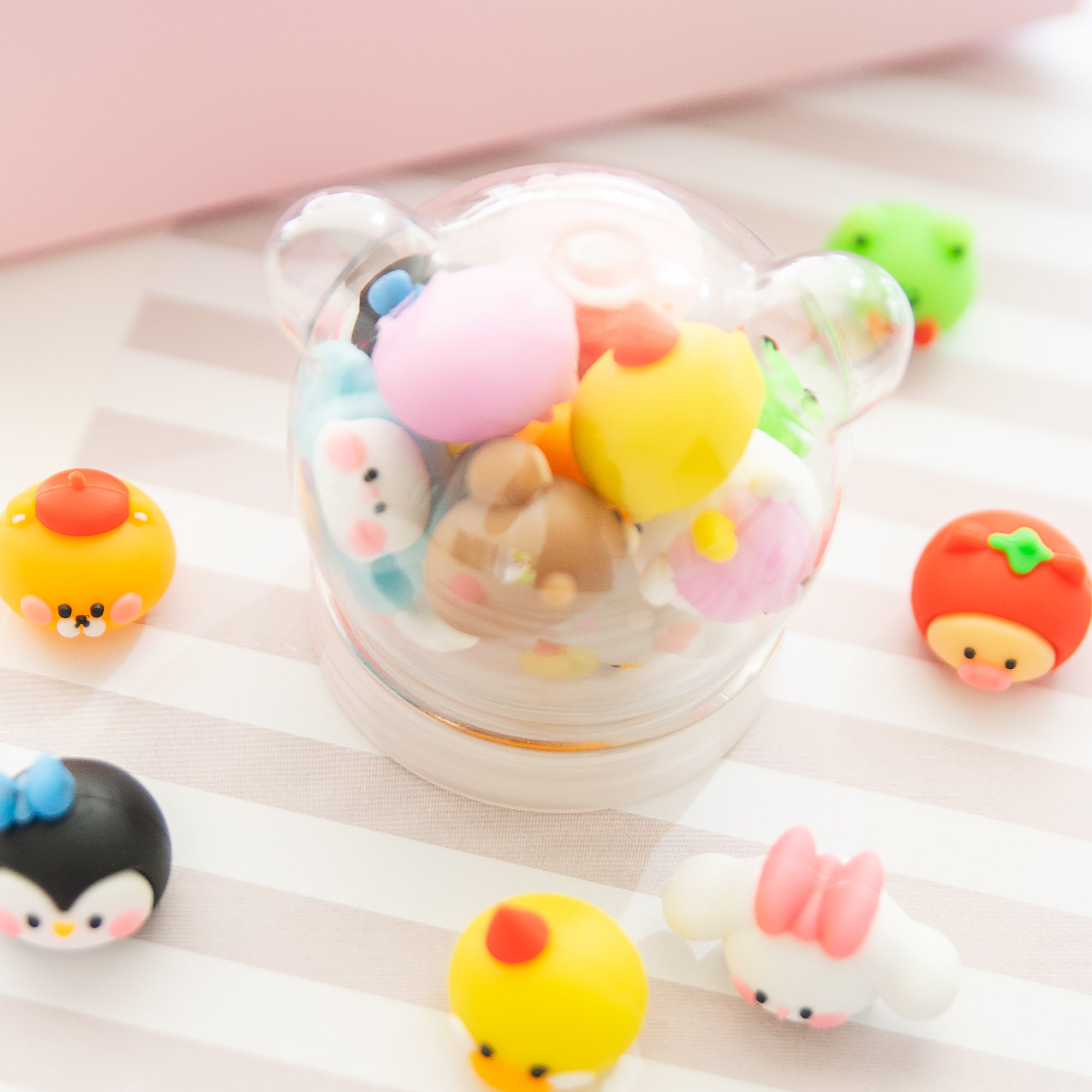 Mini Gomme Kawaii Animaux (x12)