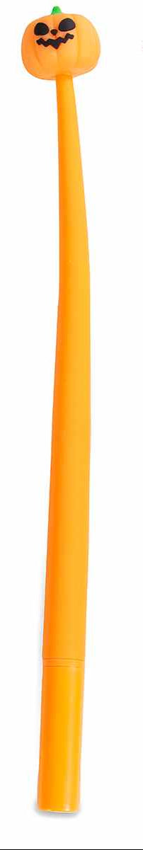 Stylo Souple à Secouer - Citrouille Halloween