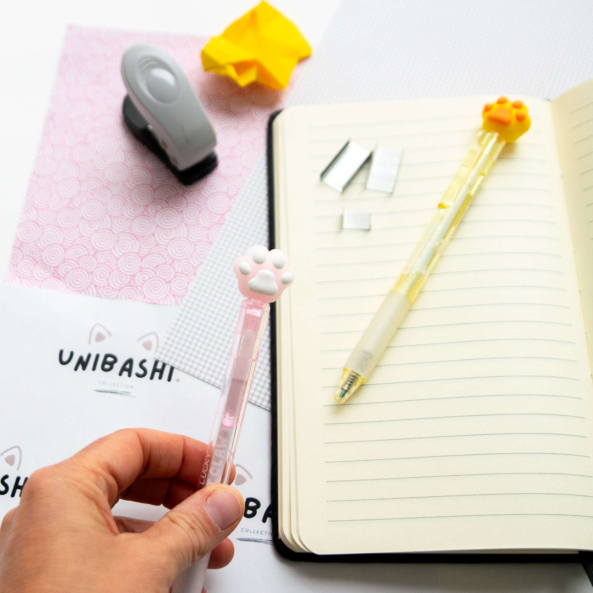 Stylo Gel Effaçable Kawaii - Patte de Chat