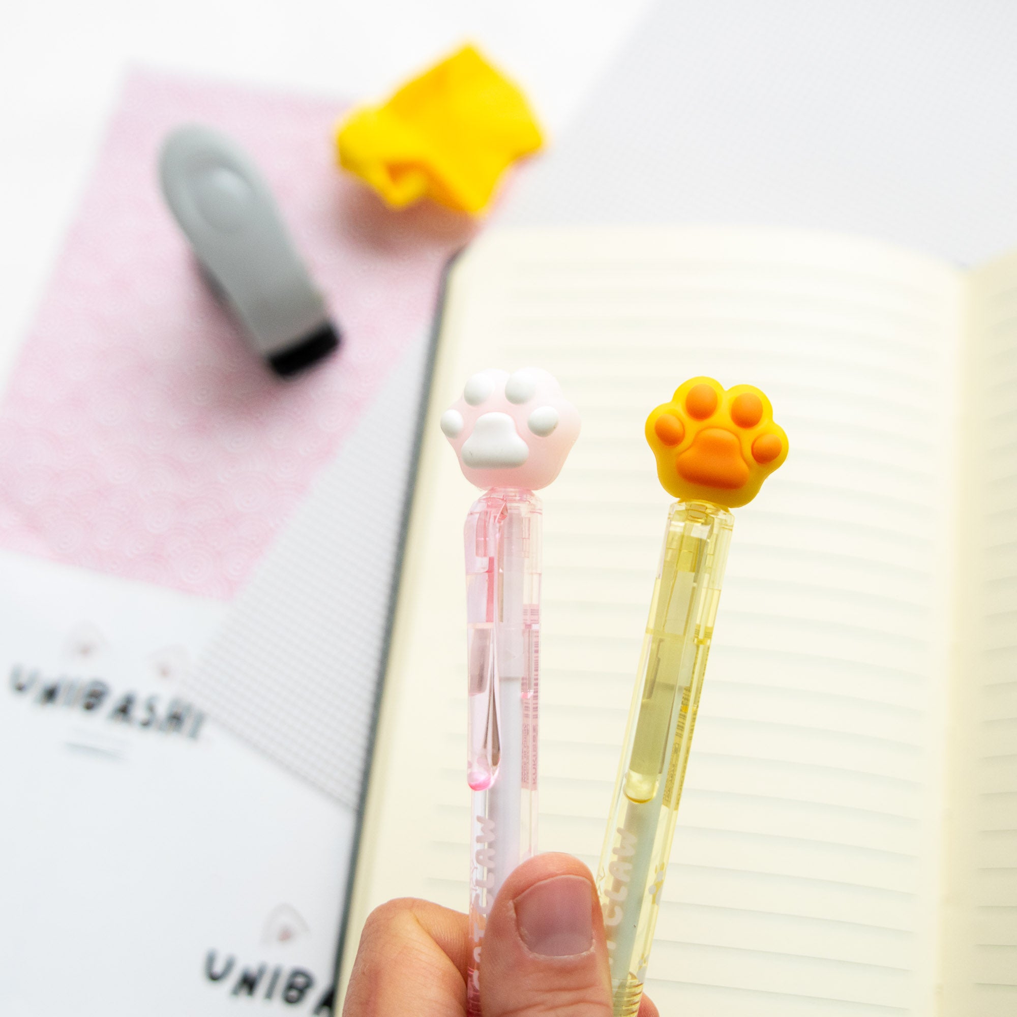 Stylo Gel Effaçable Kawaii - Patte de Chat