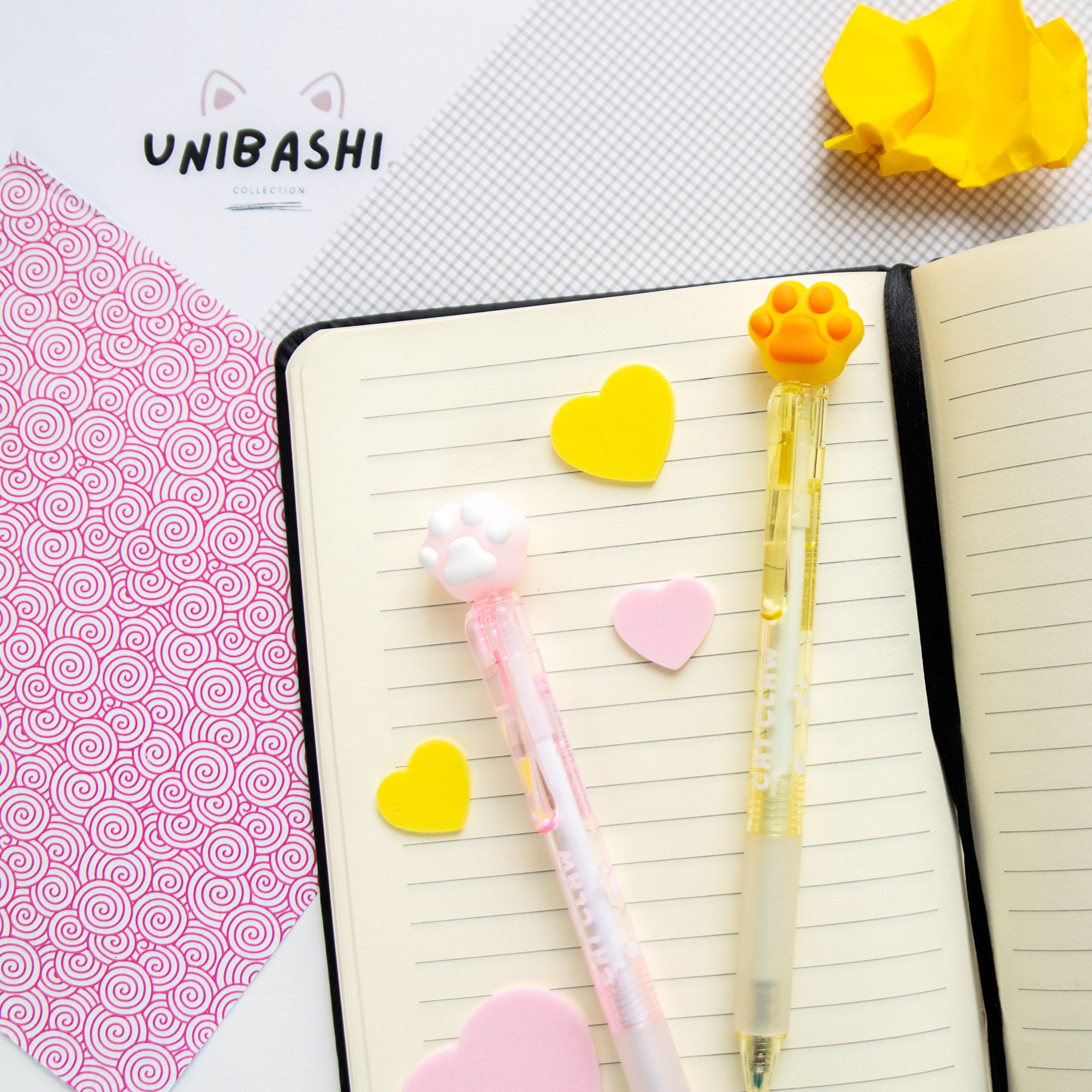 Stylo Gel Effaçable Kawaii - Patte de Chat