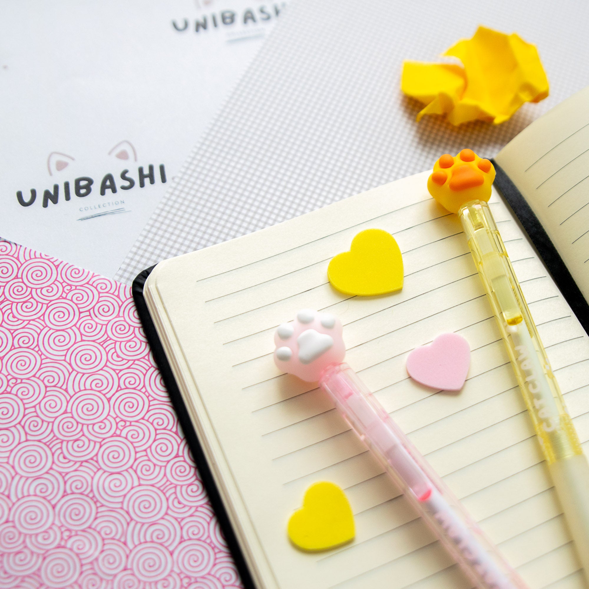 Stylo Gel Effaçable Kawaii - Patte de Chat