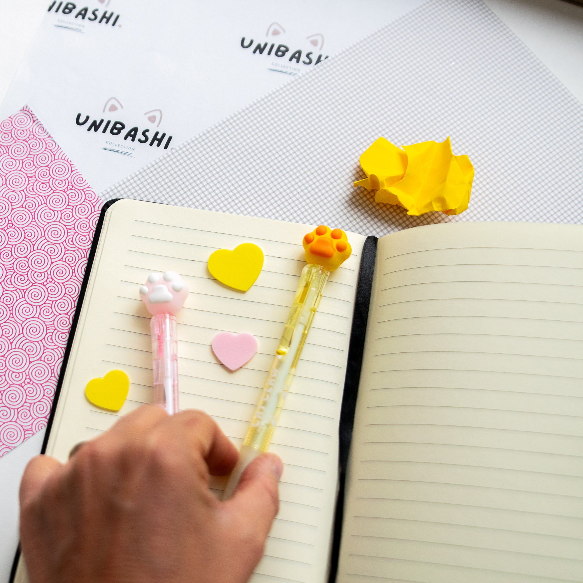 Stylo Gel Effaçable Kawaii - Patte de Chat