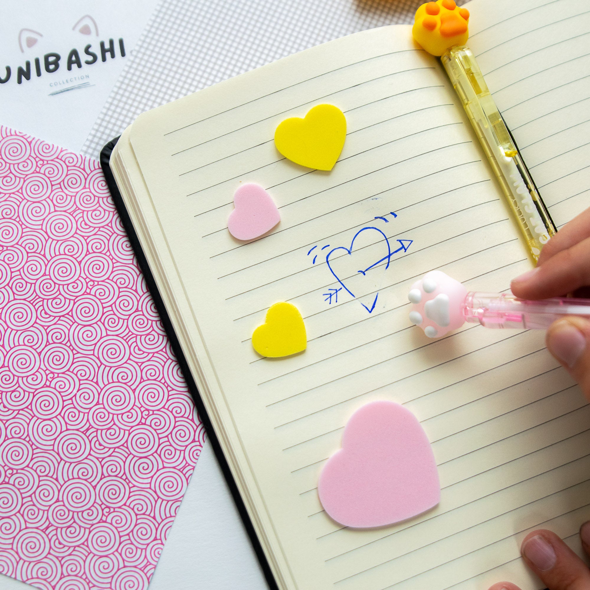 Stylo Gel Effaçable Kawaii - Patte de Chat