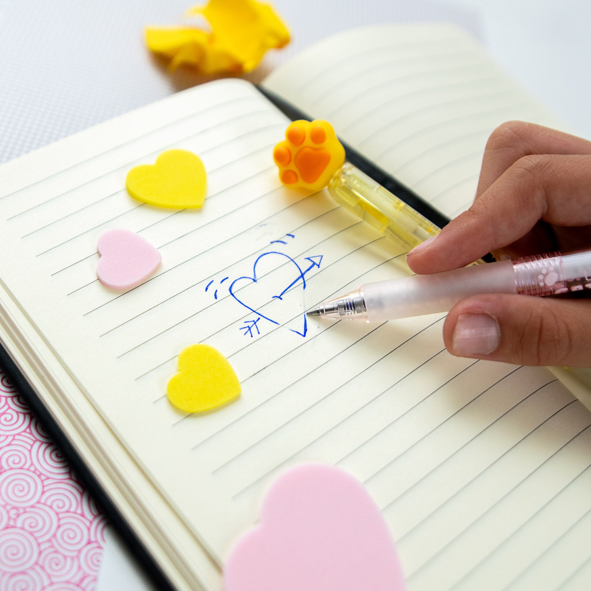 Stylo Gel Effaçable Kawaii - Patte de Chat