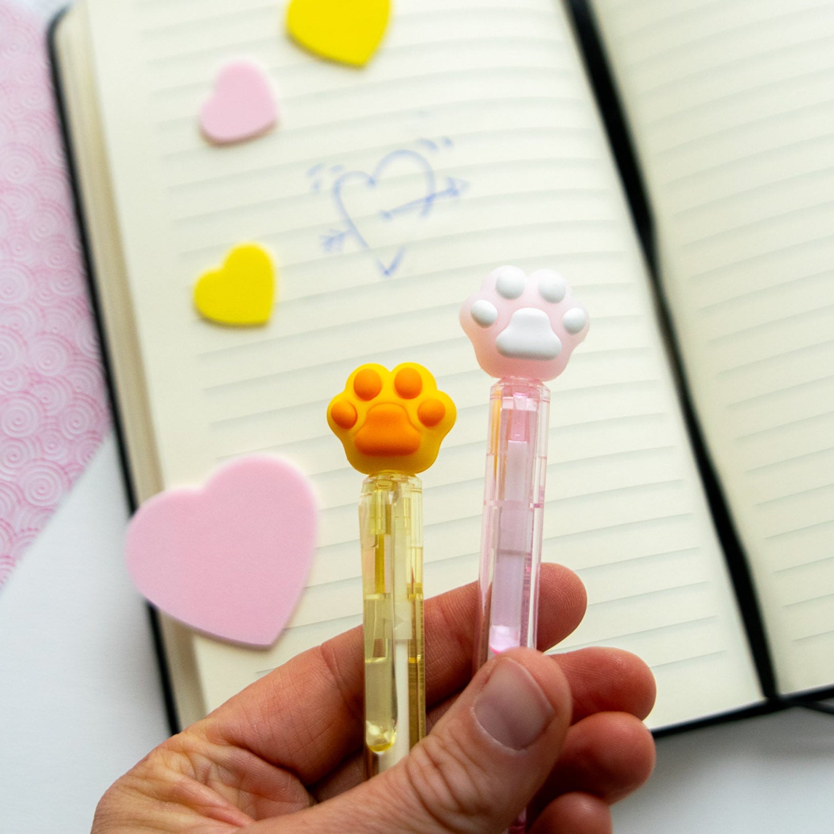 Stylo Gel Effaçable Kawaii - Patte de Chat