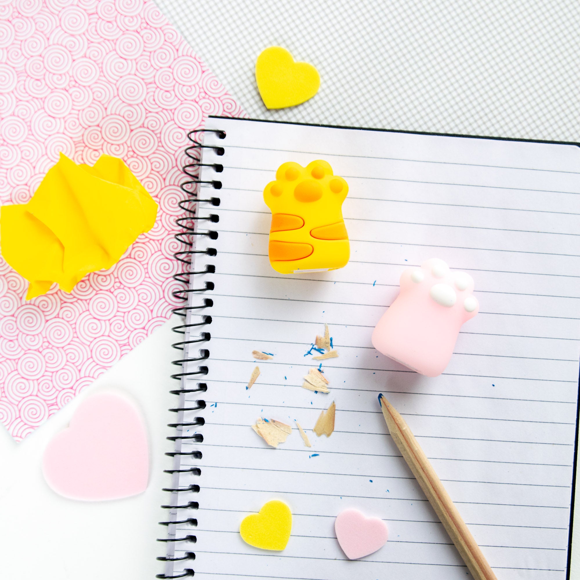 Taille-Crayon Kawaii Patte de Chat