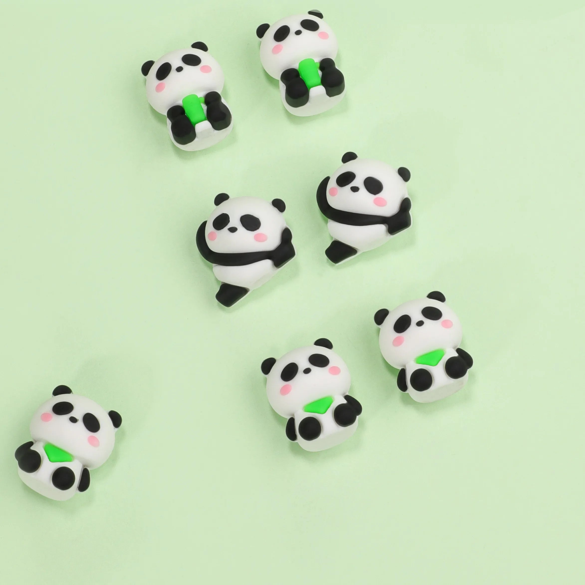 Mini Gomme Kawaii Panda (x3)