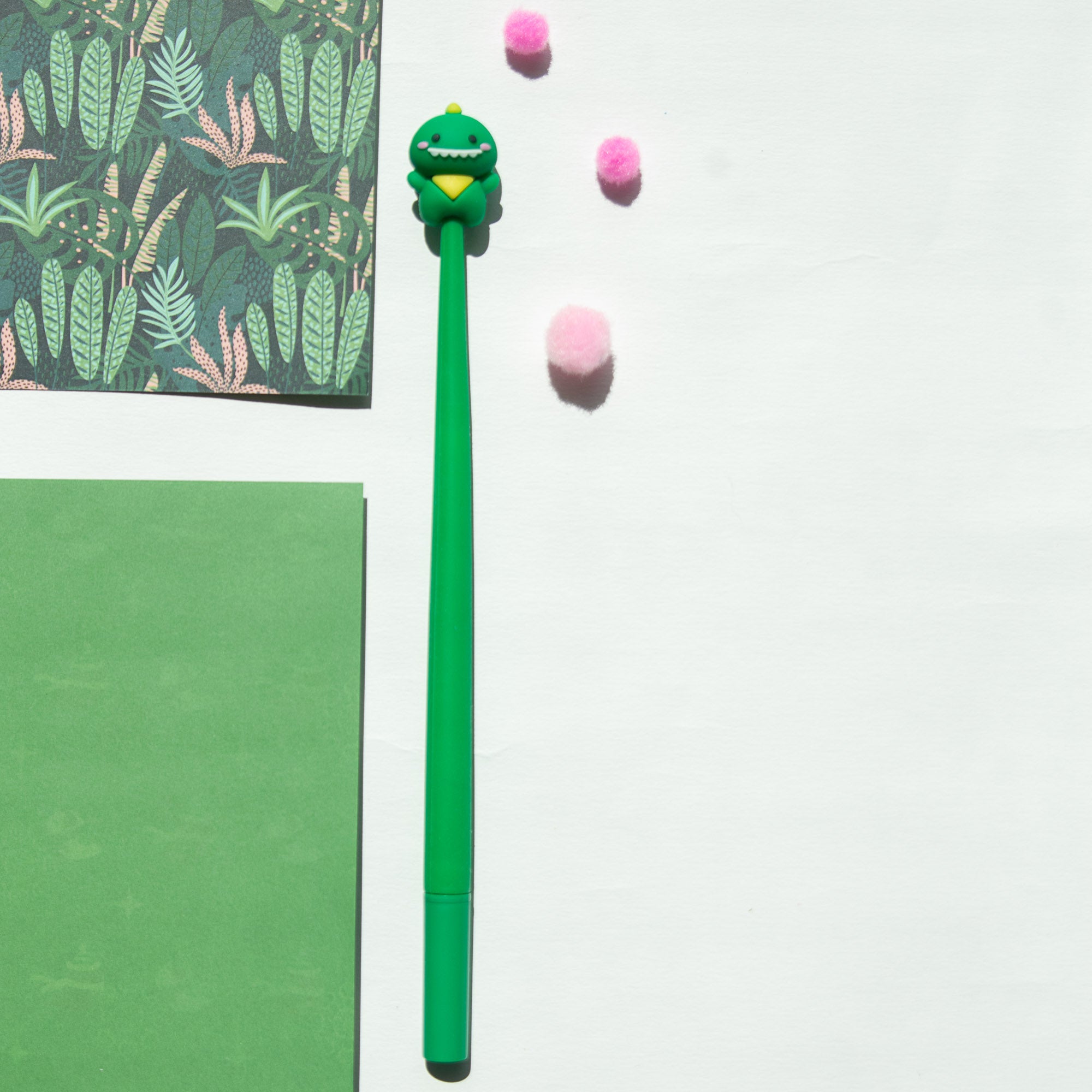 Stylo Souple à Secouer - Bébé Dinosaure Kawaii