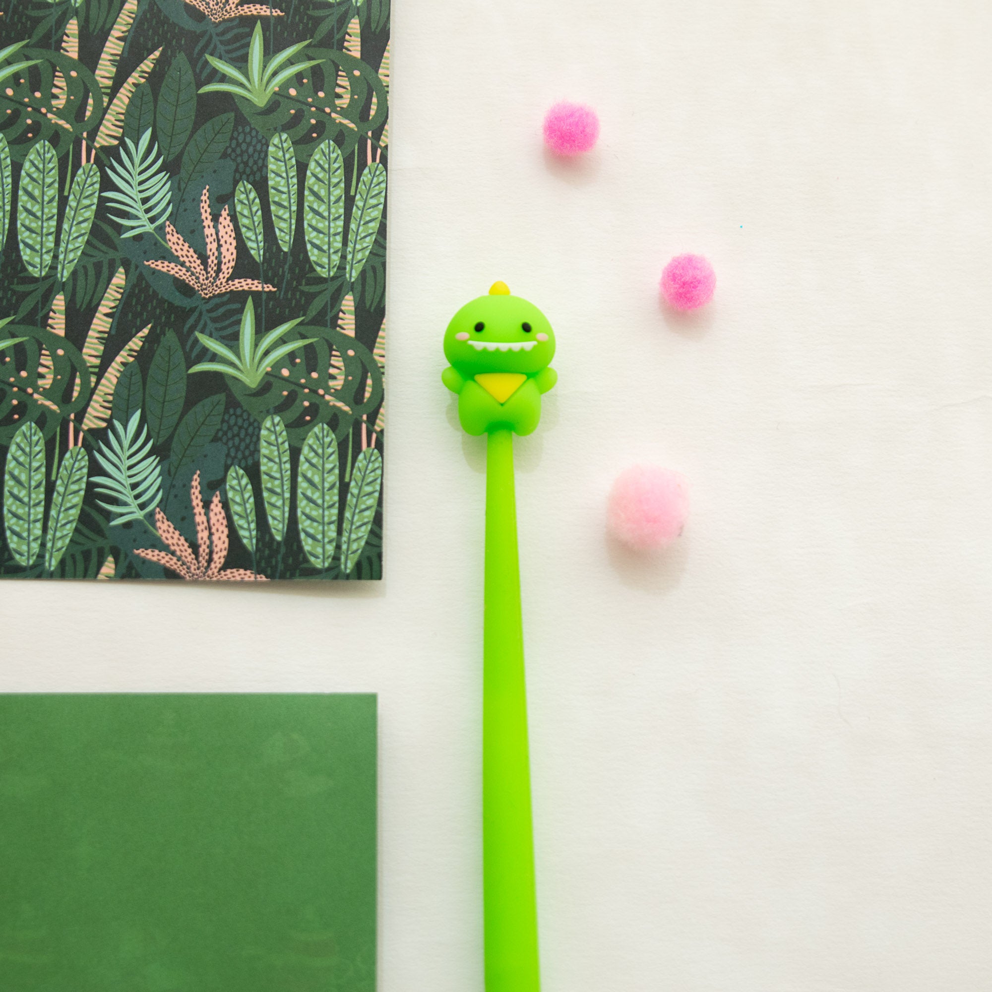 Stylo Souple à Secouer - Bébé Dinosaure Kawaii