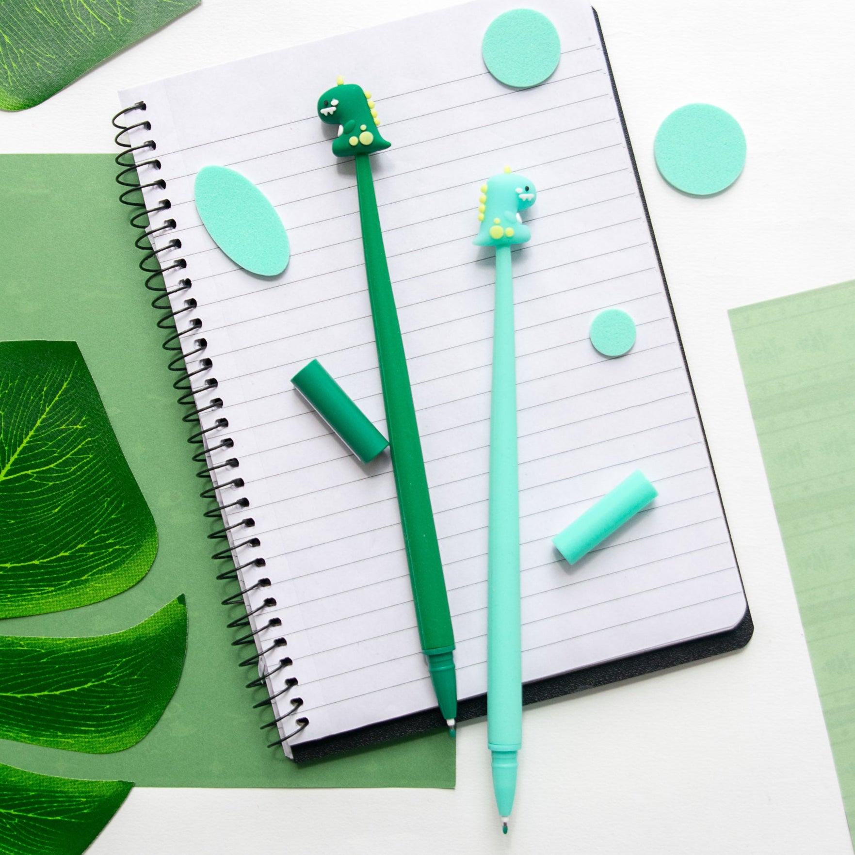 Stylo Souple à Secouer - Dinosaure Kawaii