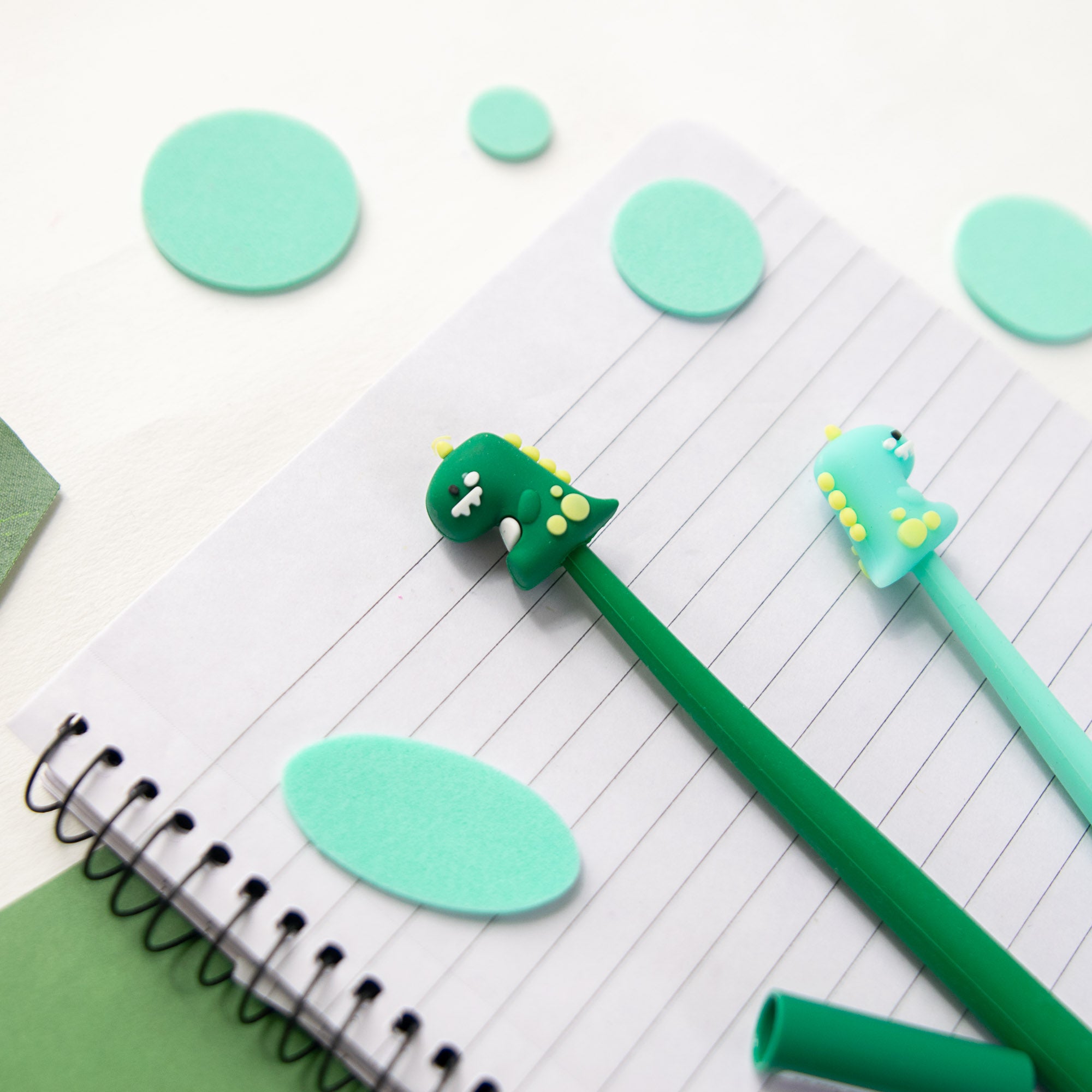 Stylo Souple à Secouer - Dinosaure Kawaii