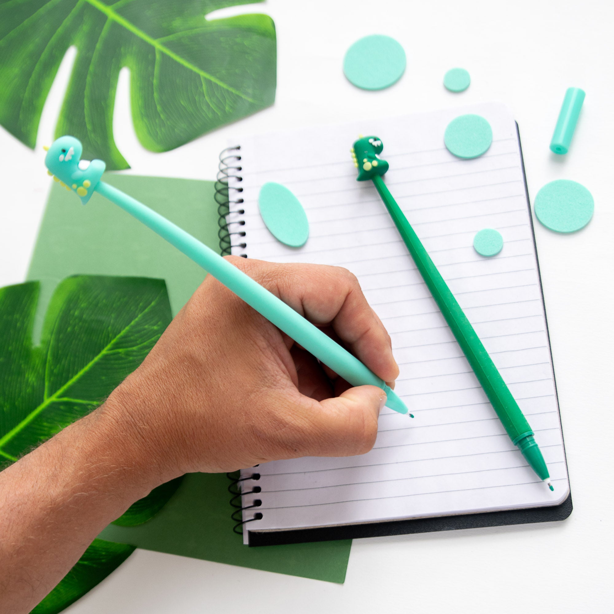 Stylo Souple à Secouer - Dinosaure Kawaii