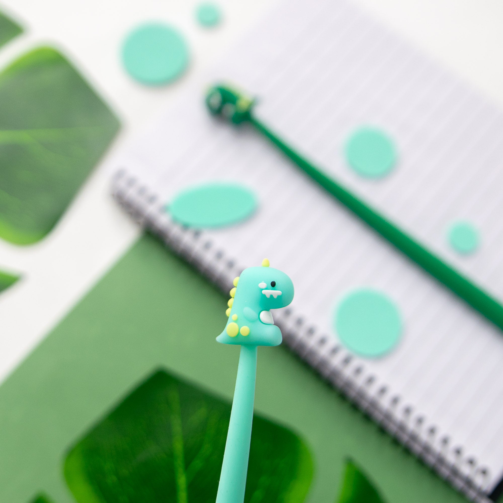 Stylo Souple à Secouer - Dinosaure Kawaii