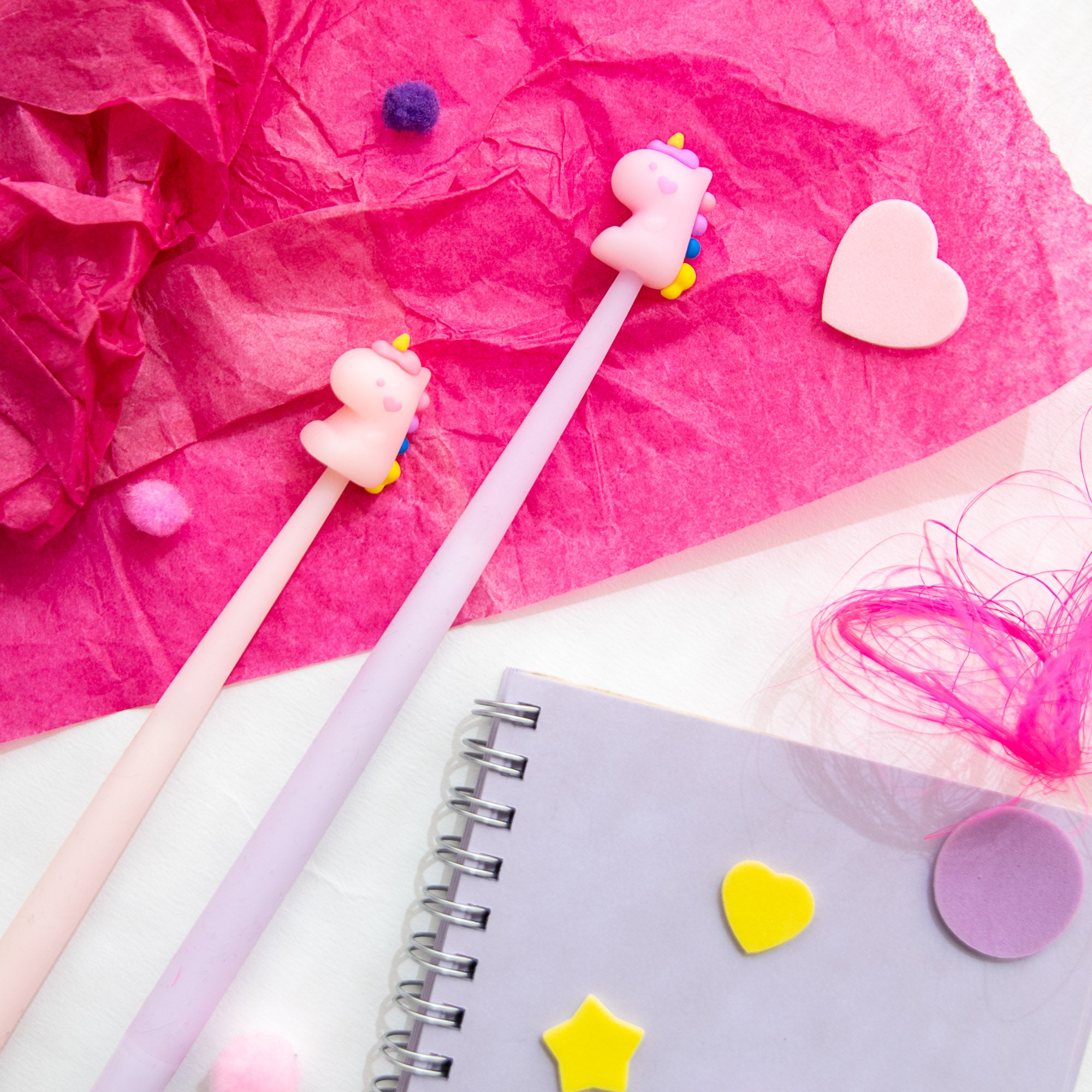 Stylo Souple à Secouer - Licorne Kawaii