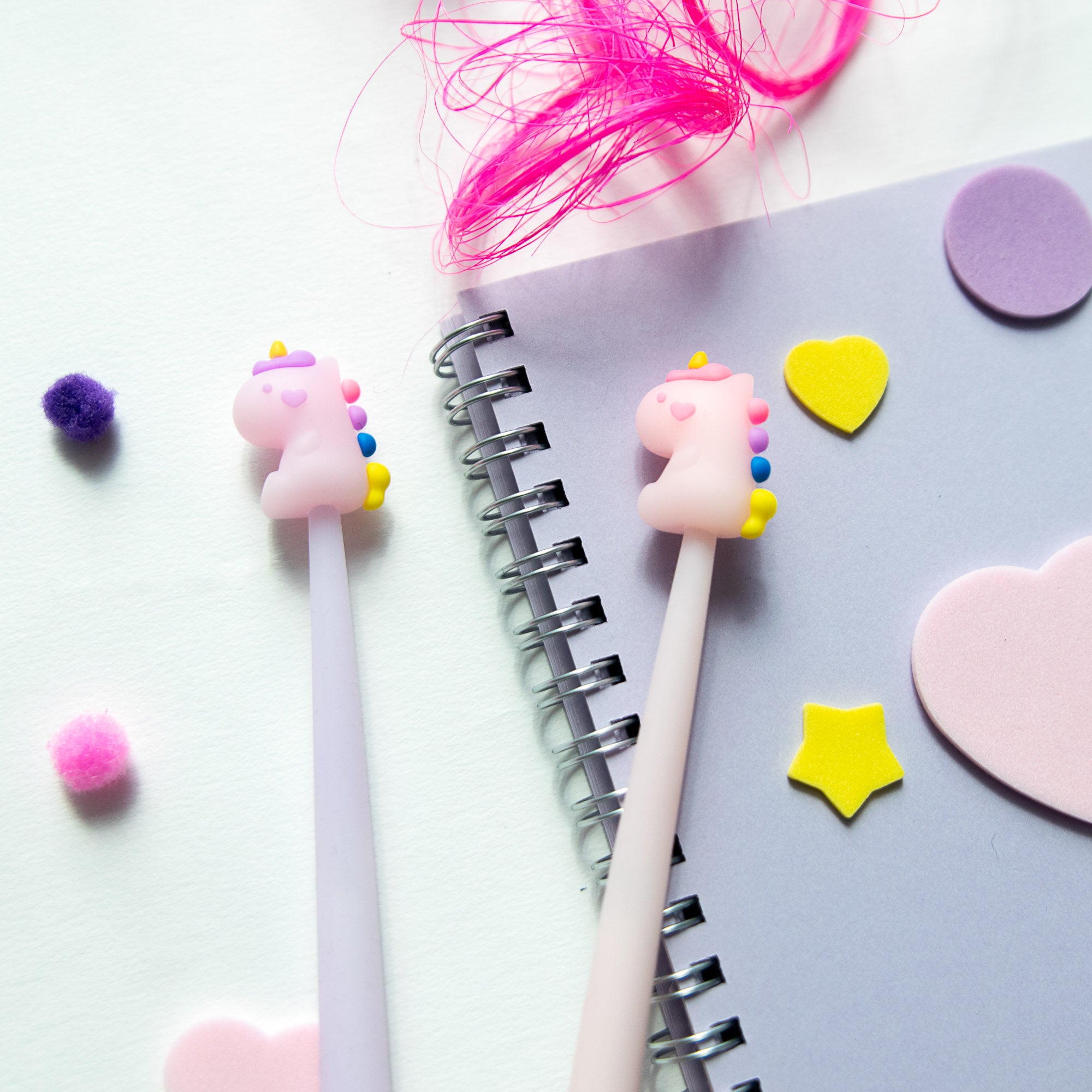 Stylo Souple à Secouer - Licorne Kawaii