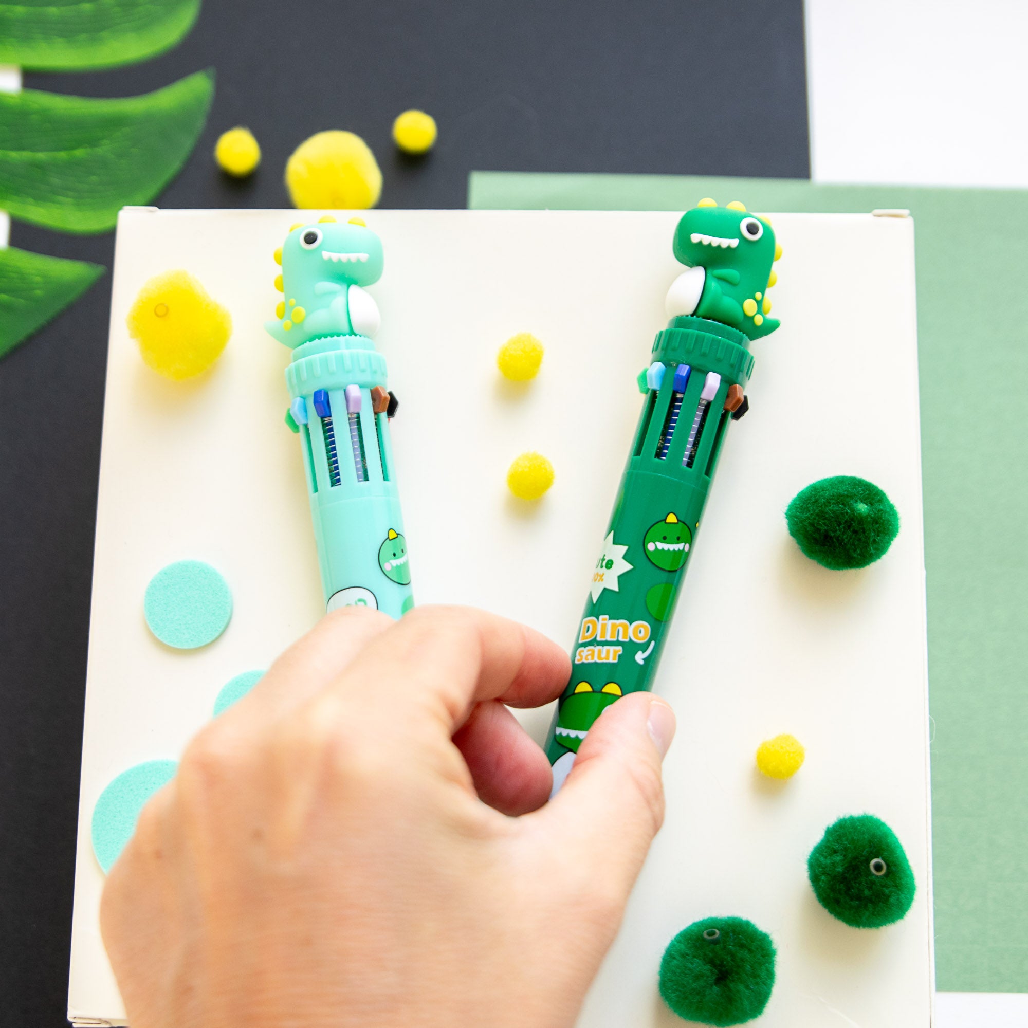 Stylo Kawaii 10 couleurs - Dino