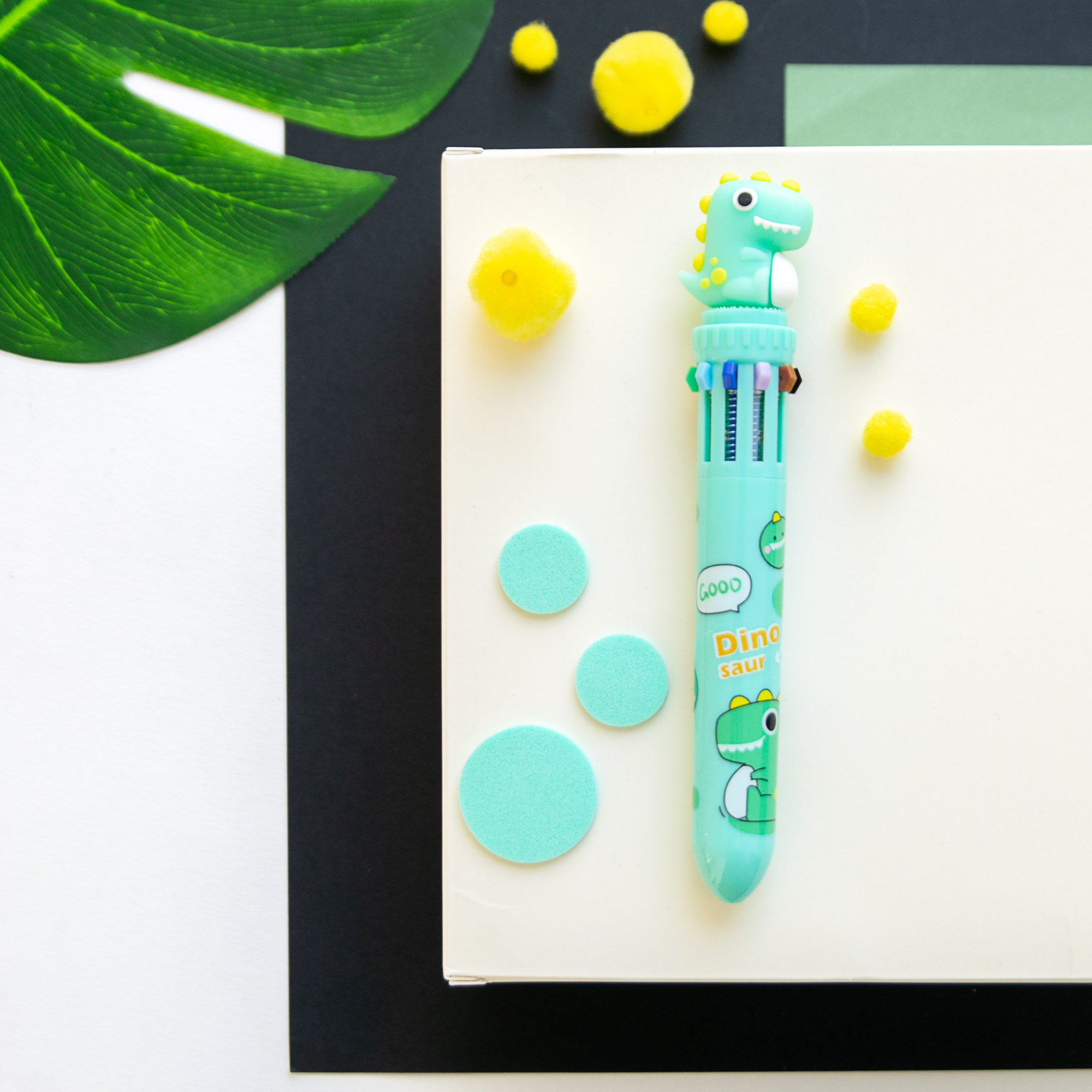 Stylo Kawaii 10 couleurs - Dino