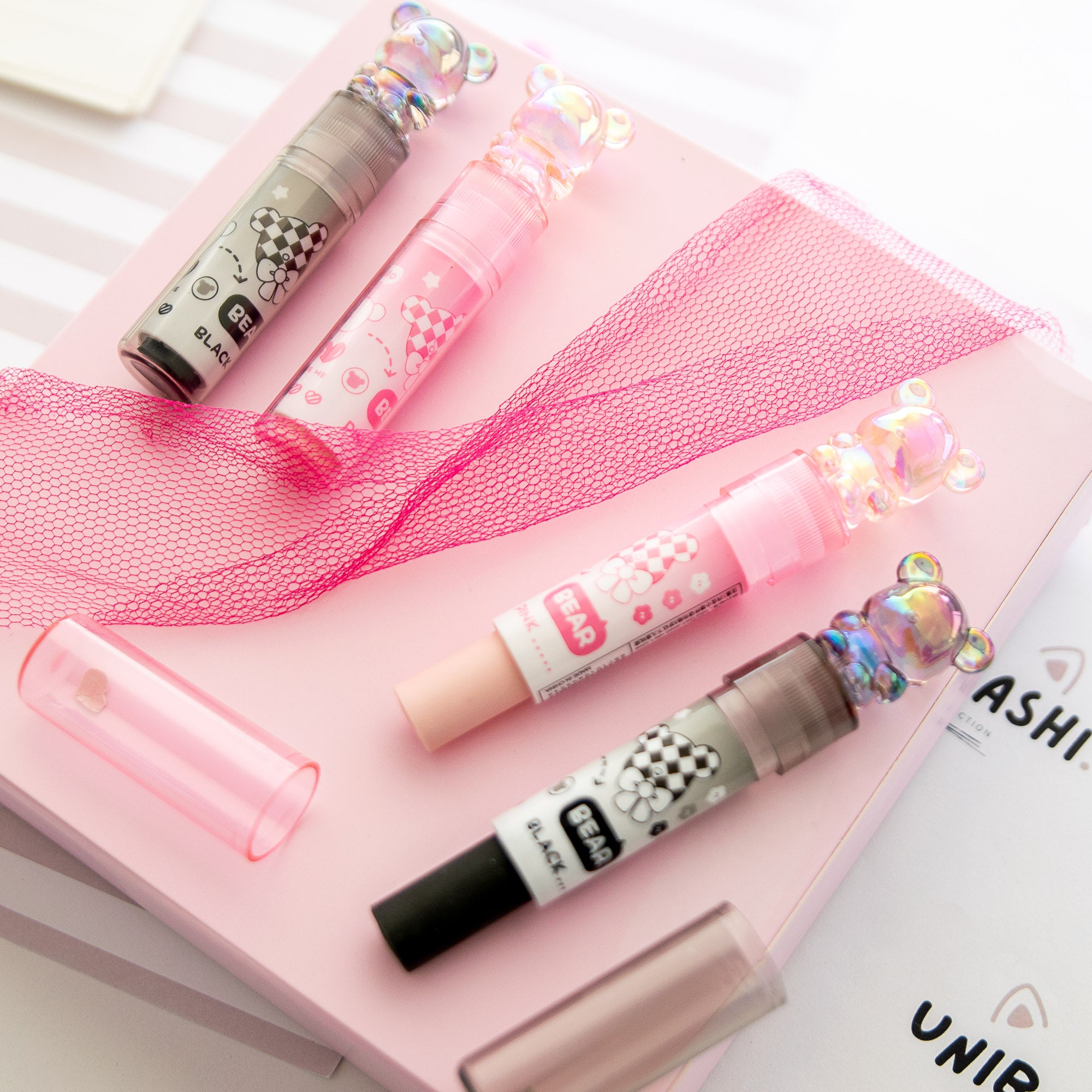 Gomme Lipstick Ourson Cristal