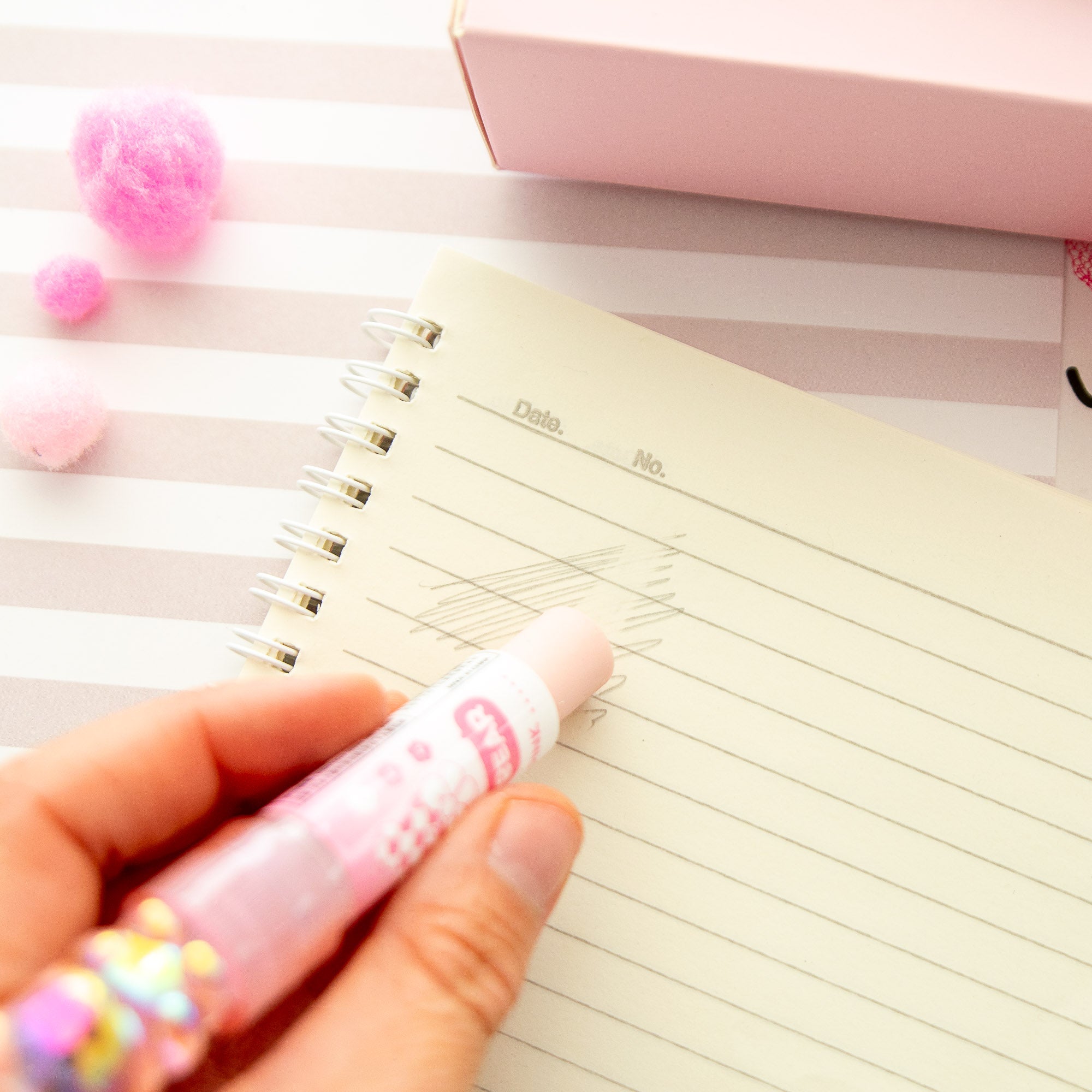 Gomme Lipstick Kawaii Ours Cristal