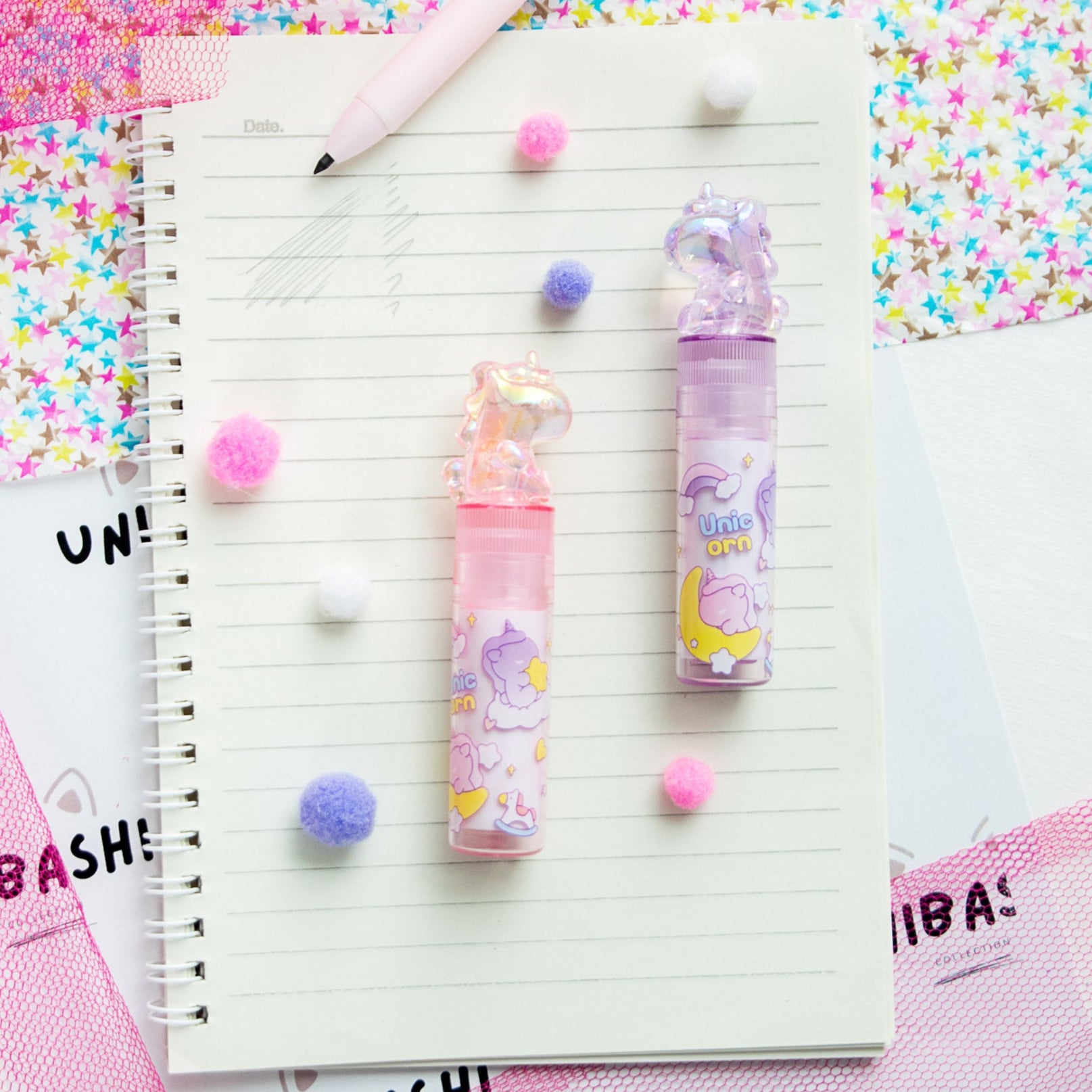 Gomme Lipstick Kawaii Licorne