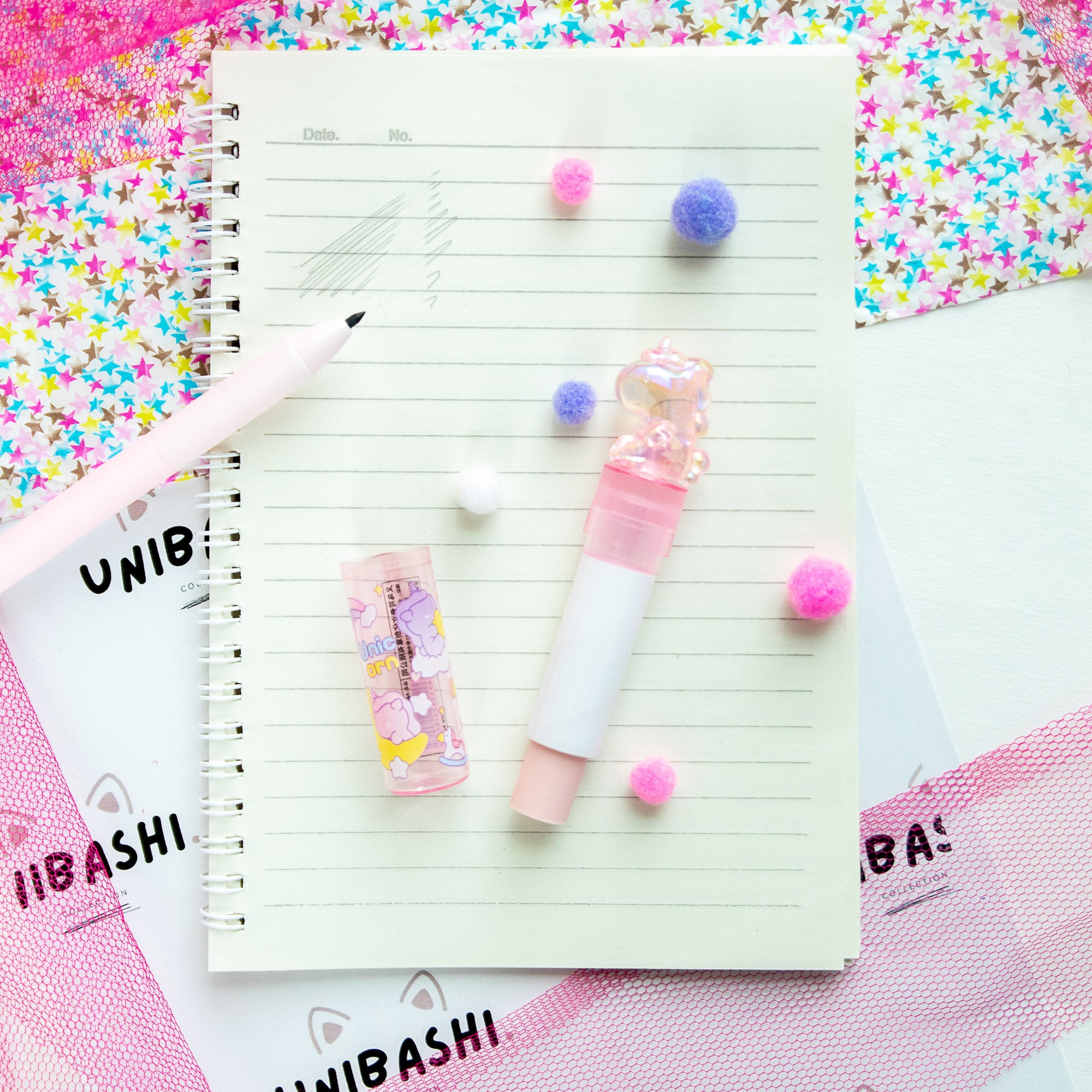 Gomme Lipstick Kawaii Licorne