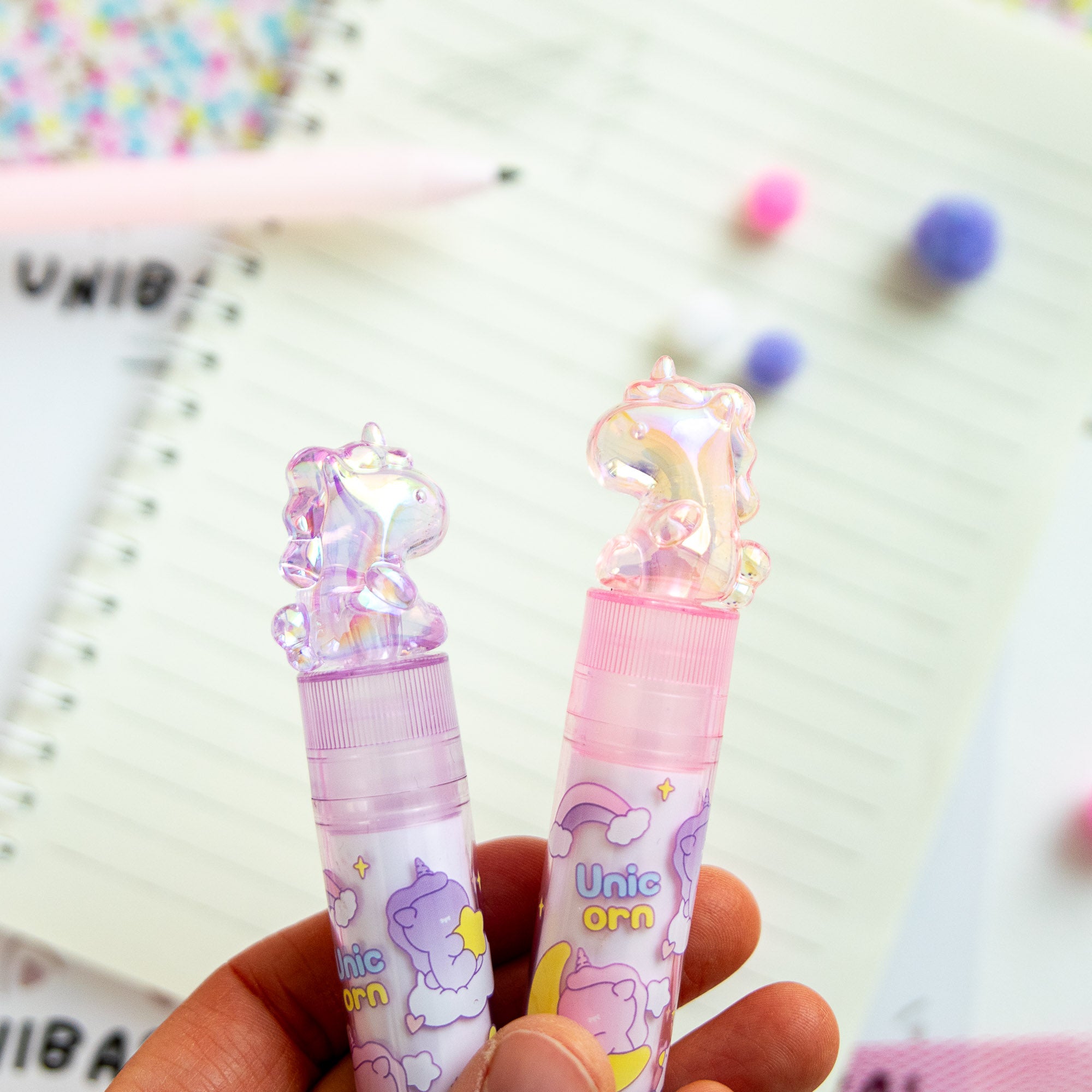 Gomme Lipstick Kawaii Licorne