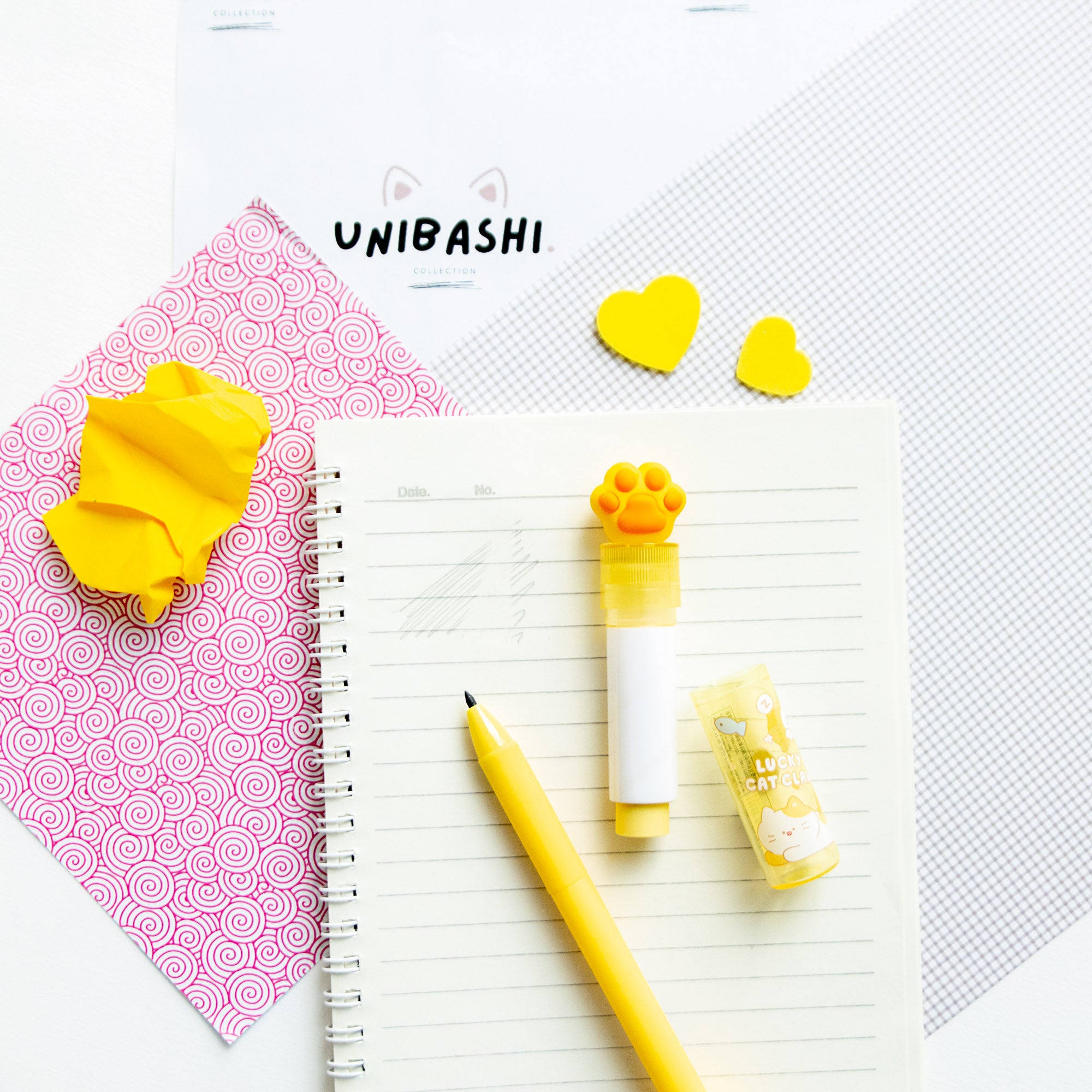 Gomme Lipstick Kawaii Patte de Chat