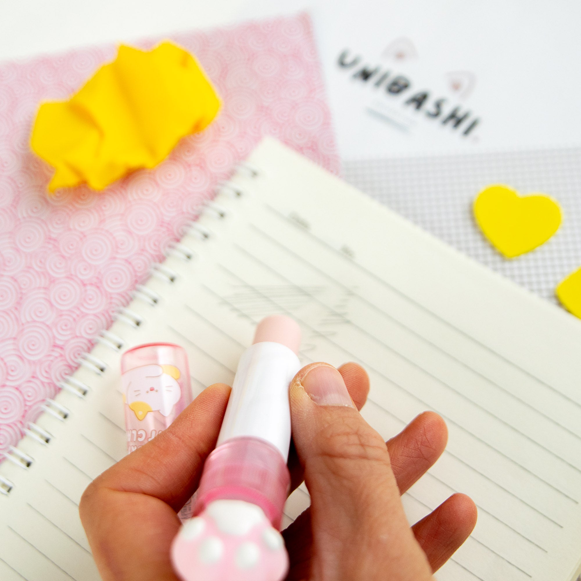 Gomme Lipstick Kawaii Patte de Chat