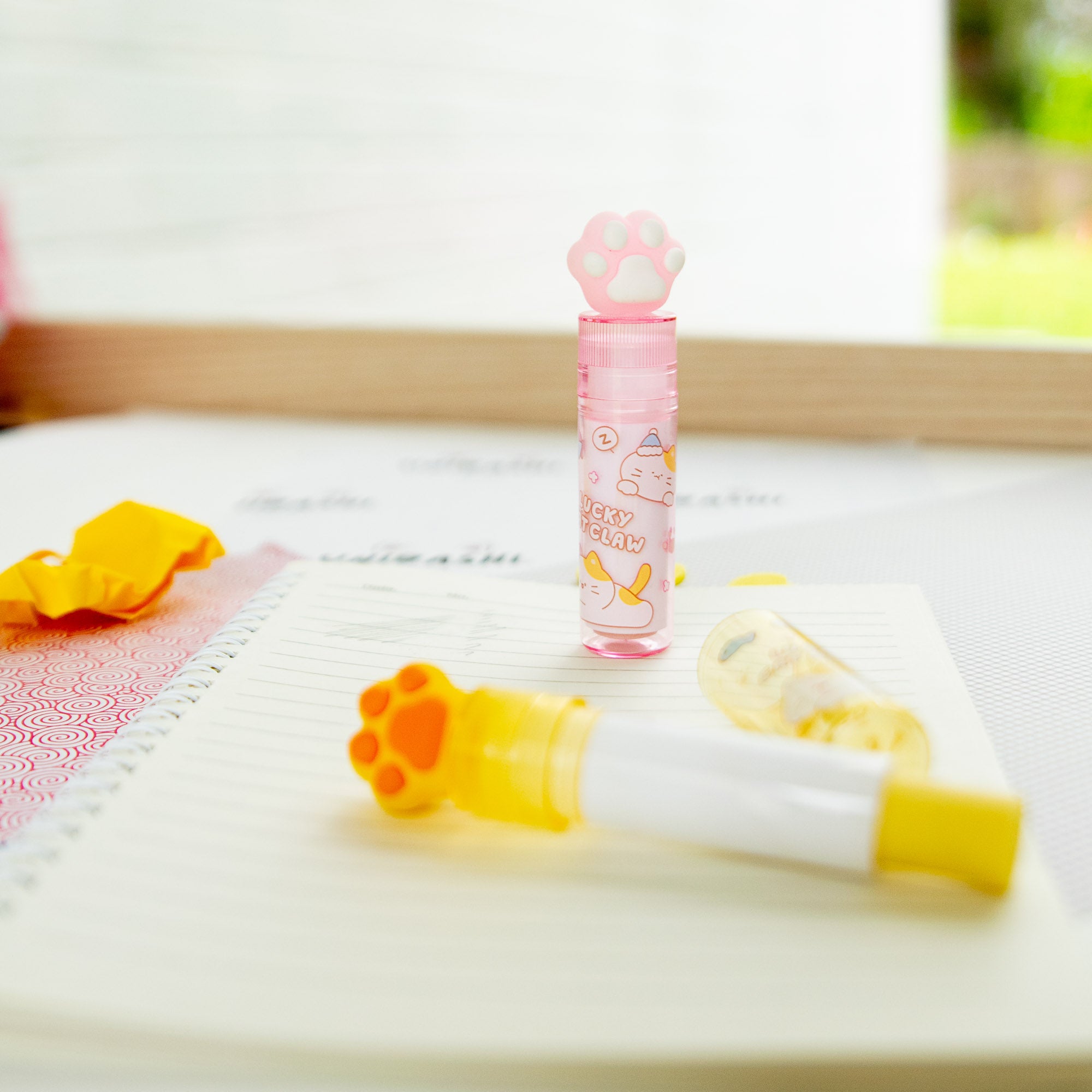 Gomme Lipstick Kawaii Patte de Chat