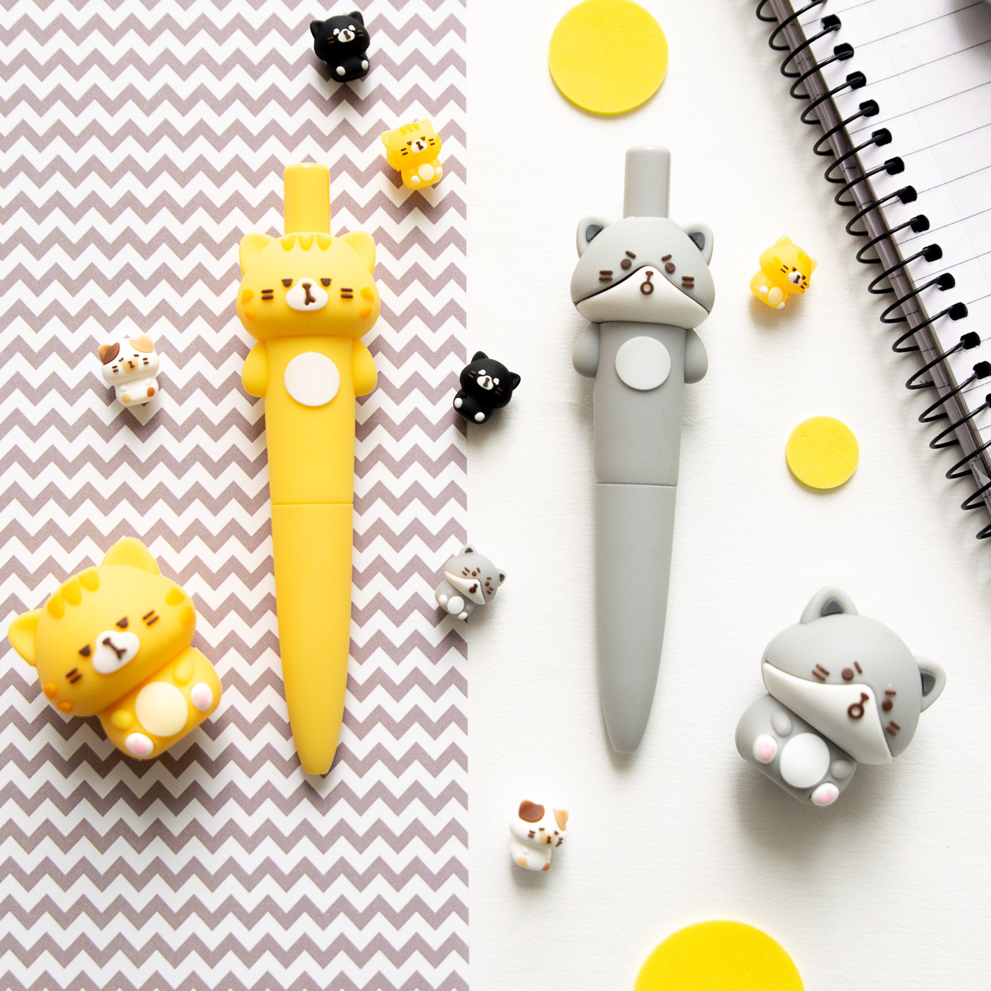 Stylo Gel Maxi Kawaii – Chat