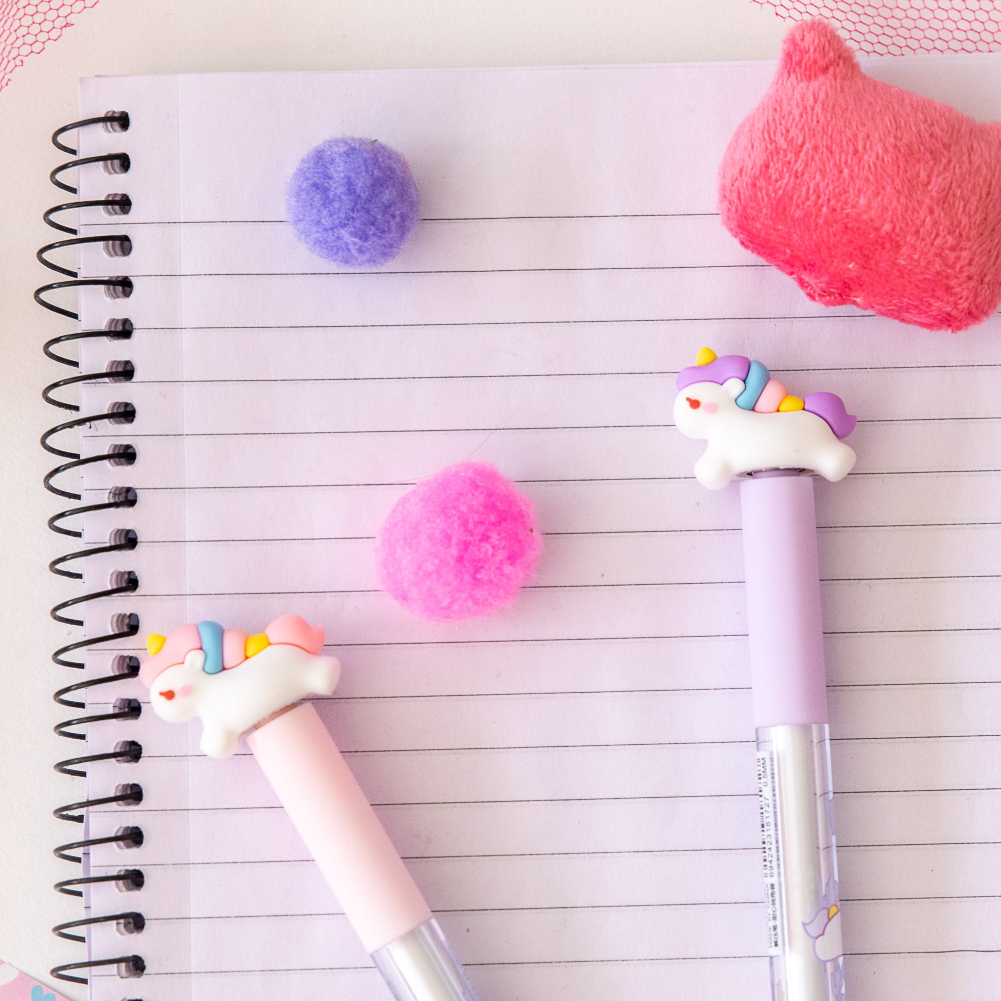 Stylo Gel Kawaii Anti Stress - Licorne Tournicoti