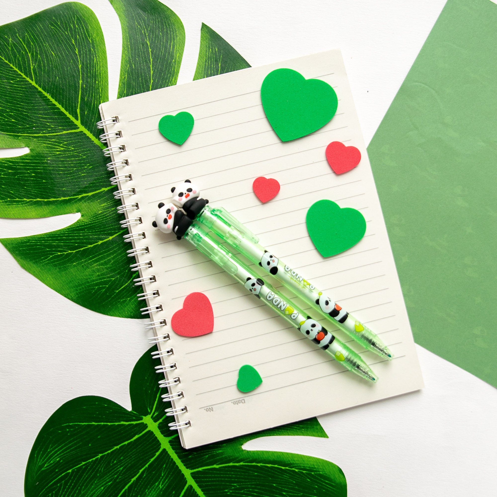 Stylo Gel Kawaii BFF - Duo de Pandas