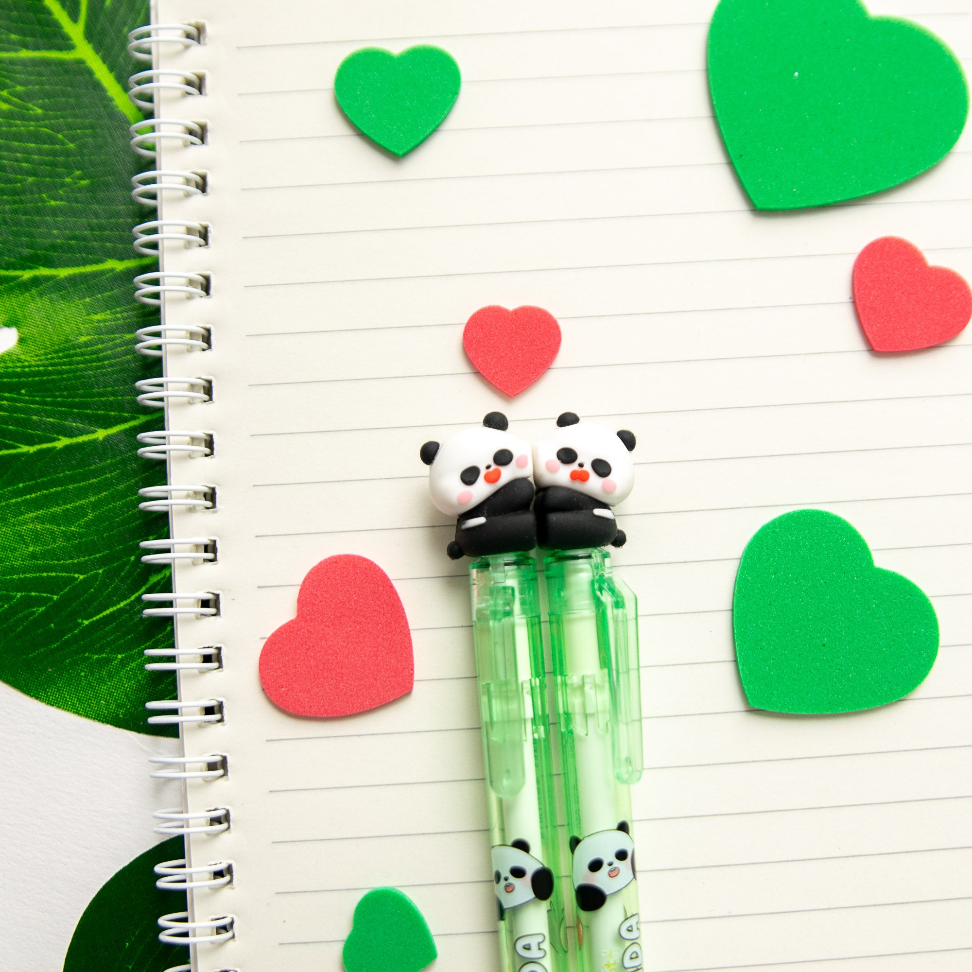 Stylo Gel Kawaii BFF - Duo de Pandas