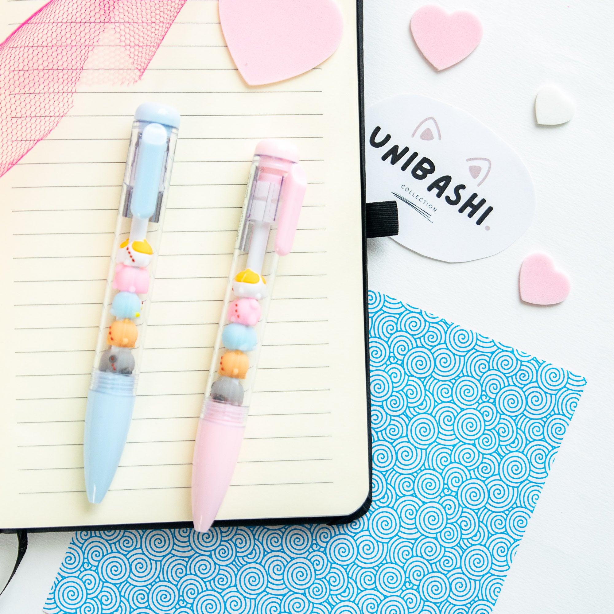 Stylo Kawaii - Mini Figurines Animaux Pastel