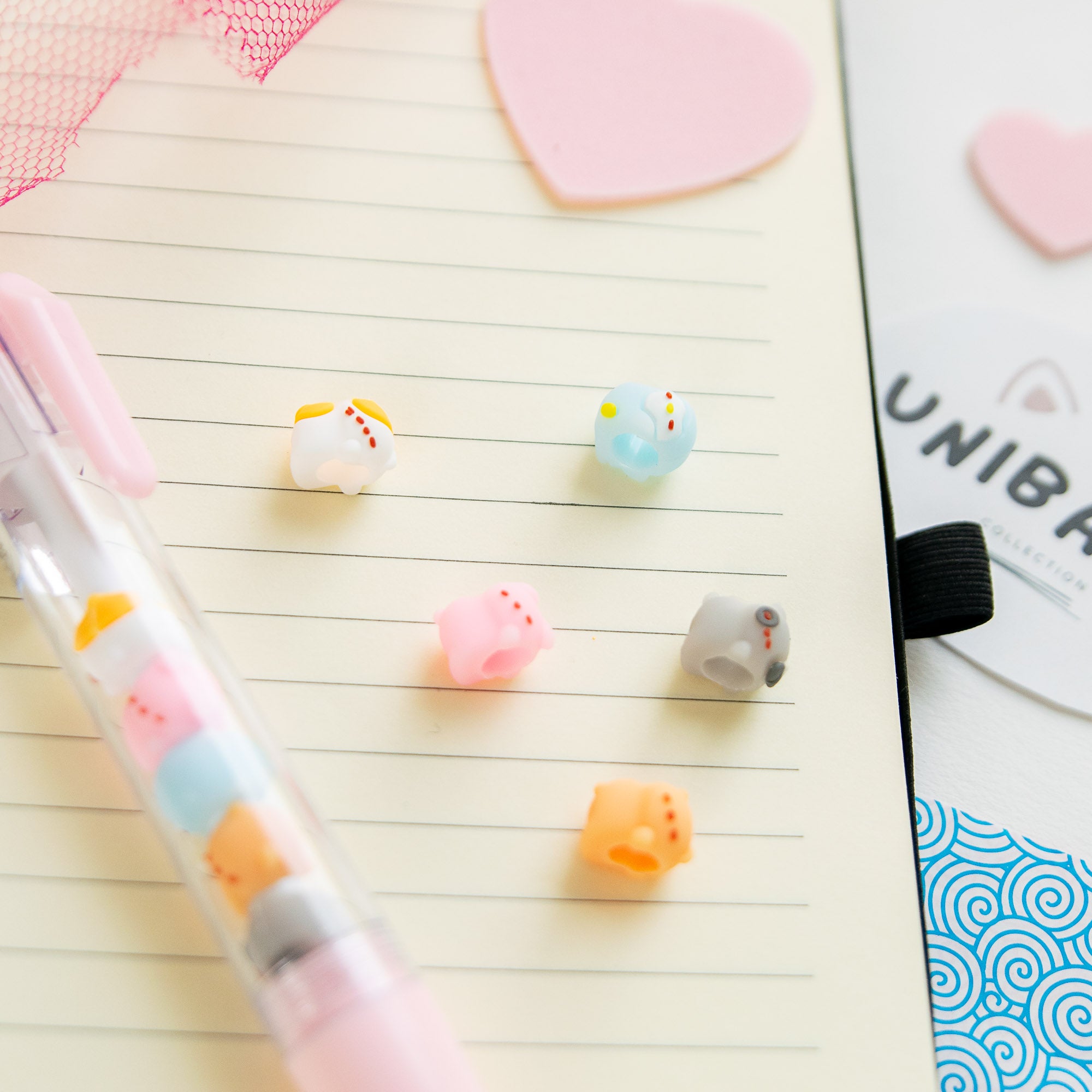Stylo Kawaii - Mini Figurines Animaux Pastel