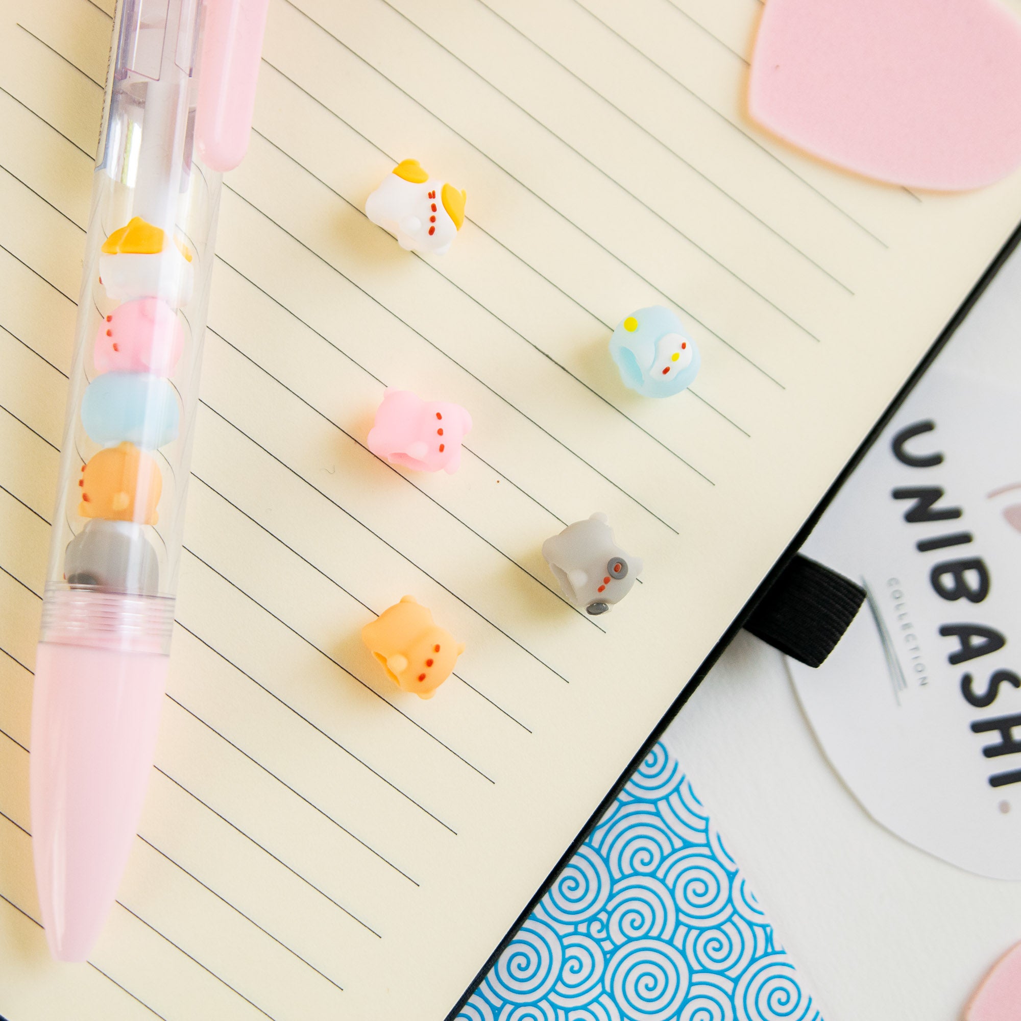 Stylo Kawaii - Mini Figurines Animaux Pastel