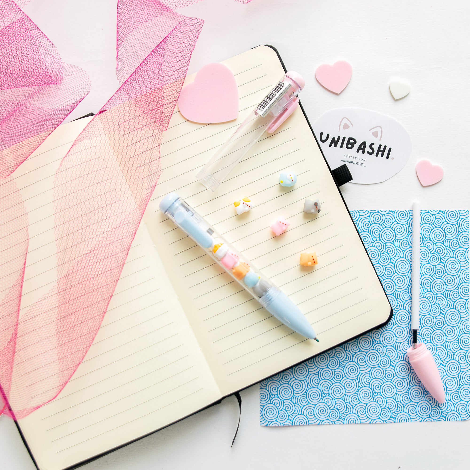 Stylo Kawaii - Mini Figurines Animaux Pastel