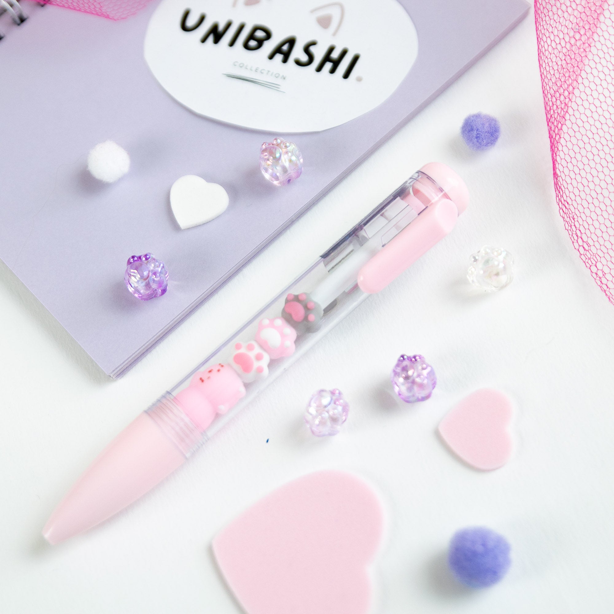 Stylo Kawaii - Mini Figurines Patte de Chat