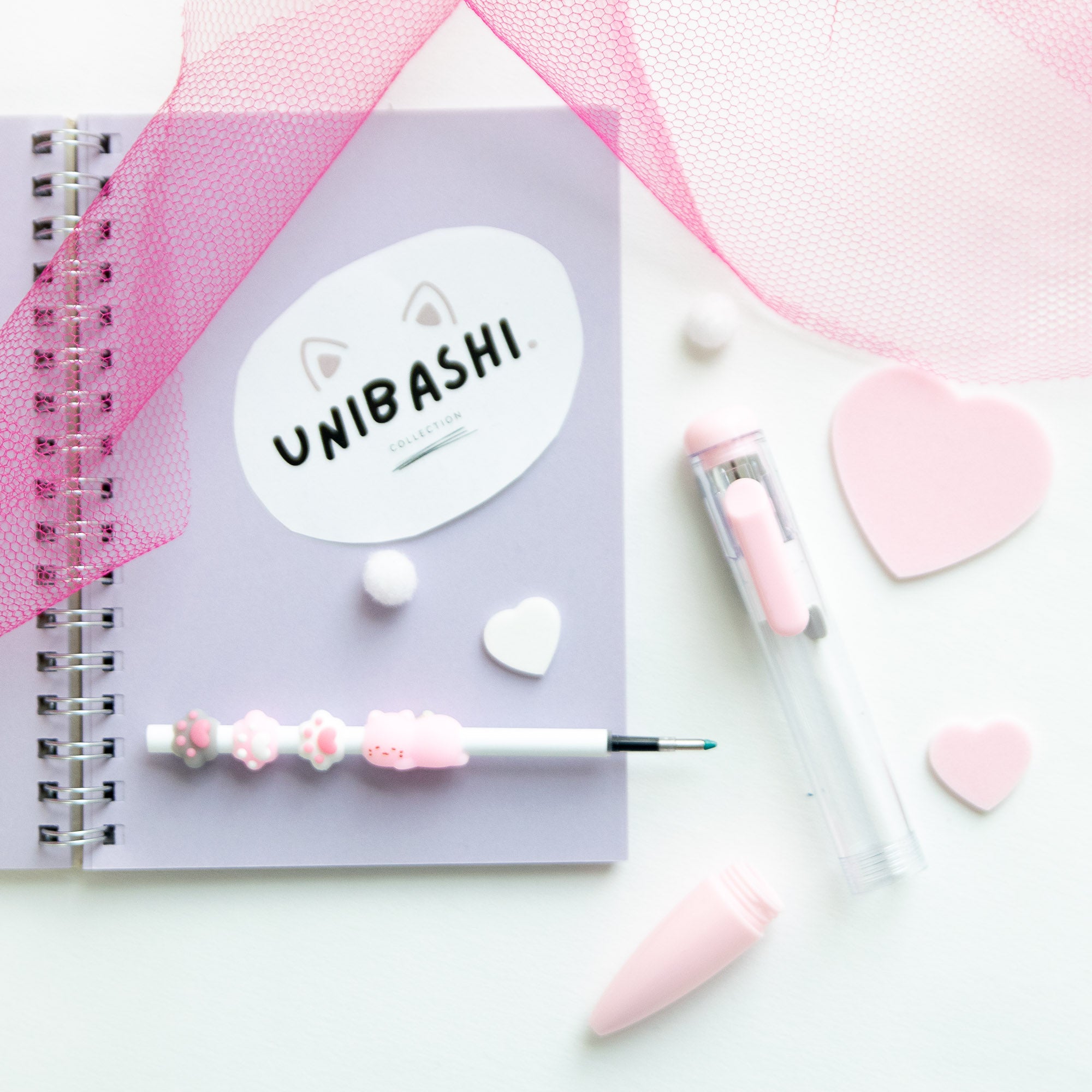 Stylo Kawaii - Mini Figurines Patte de Chat