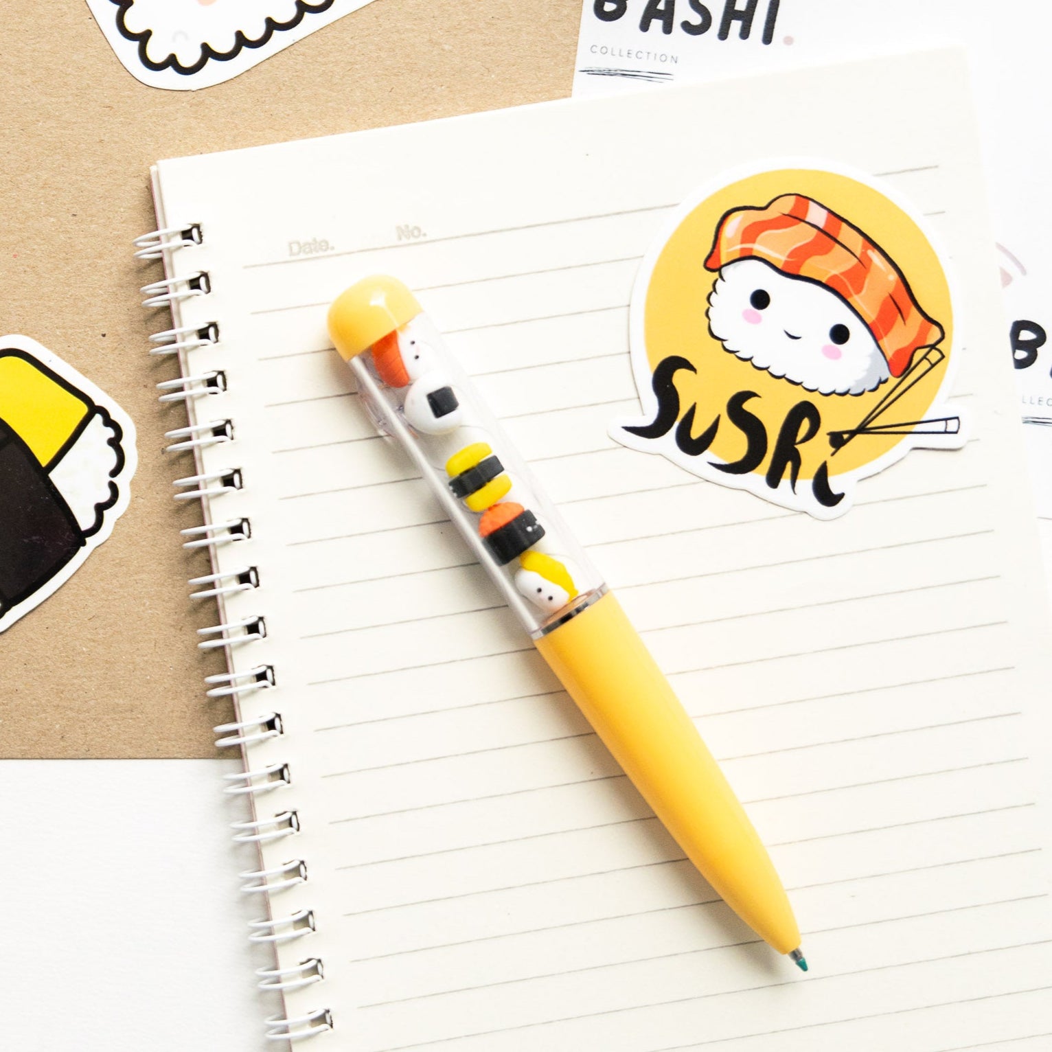 Stylo Kawaii - Mini Figurines Sushi