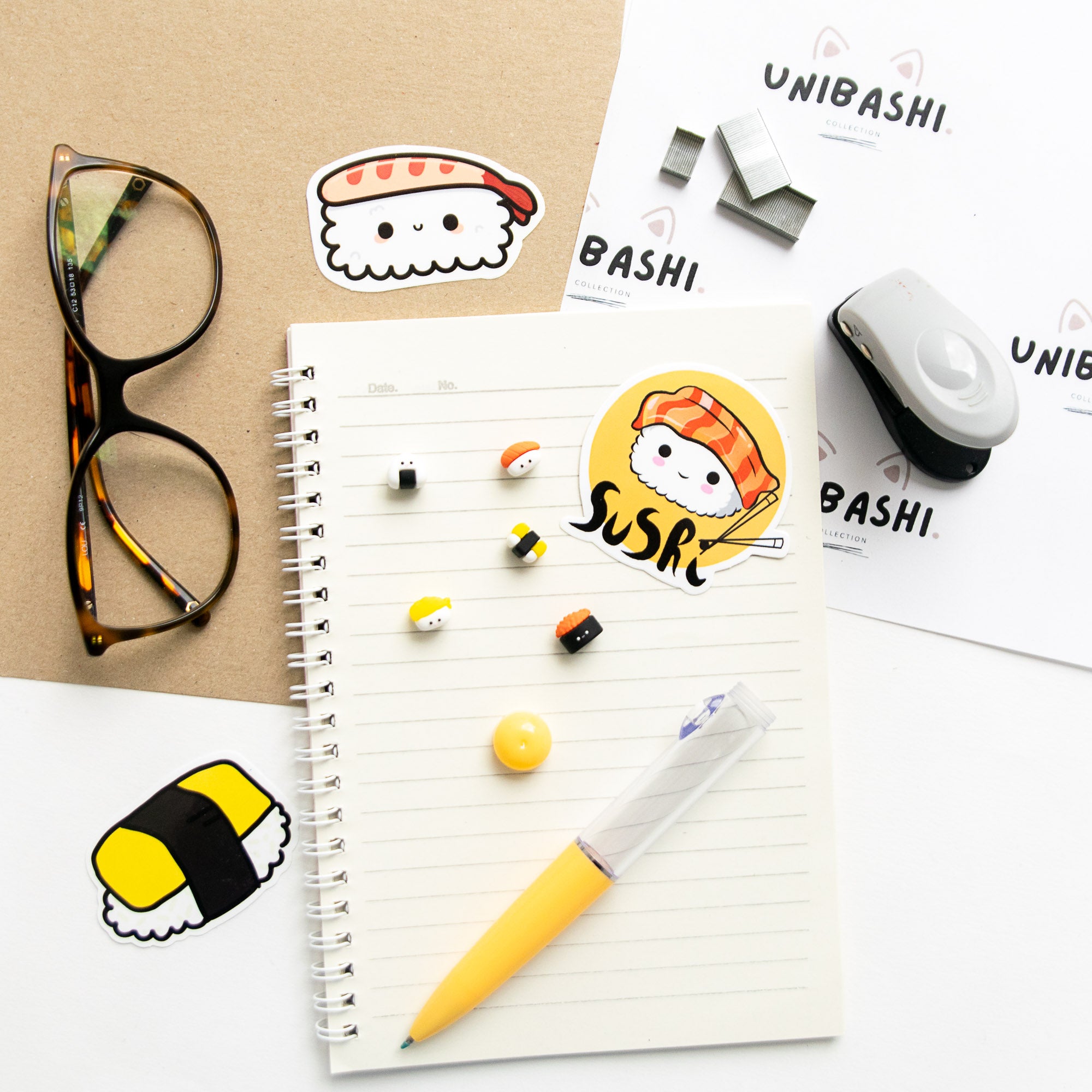 Stylo Kawaii - Mini Figurines Sushi