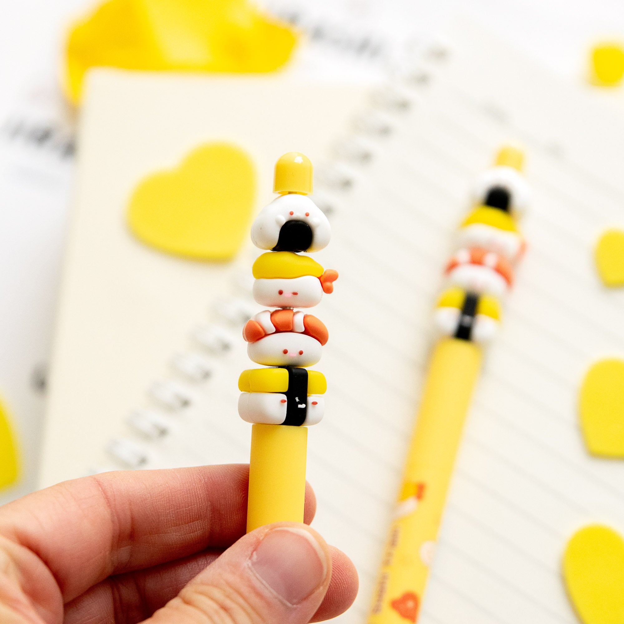 Stylo Kawaii - Mini Figurines Sushi Empilés