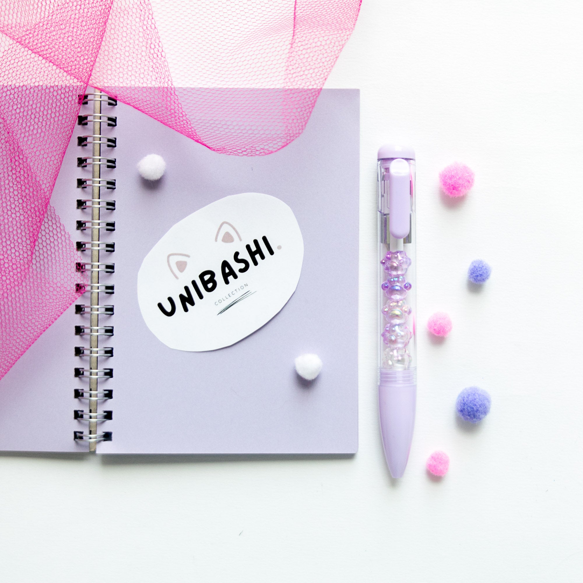 Stylo Kawaii - Mini Figurines Patte de Chat Cristal